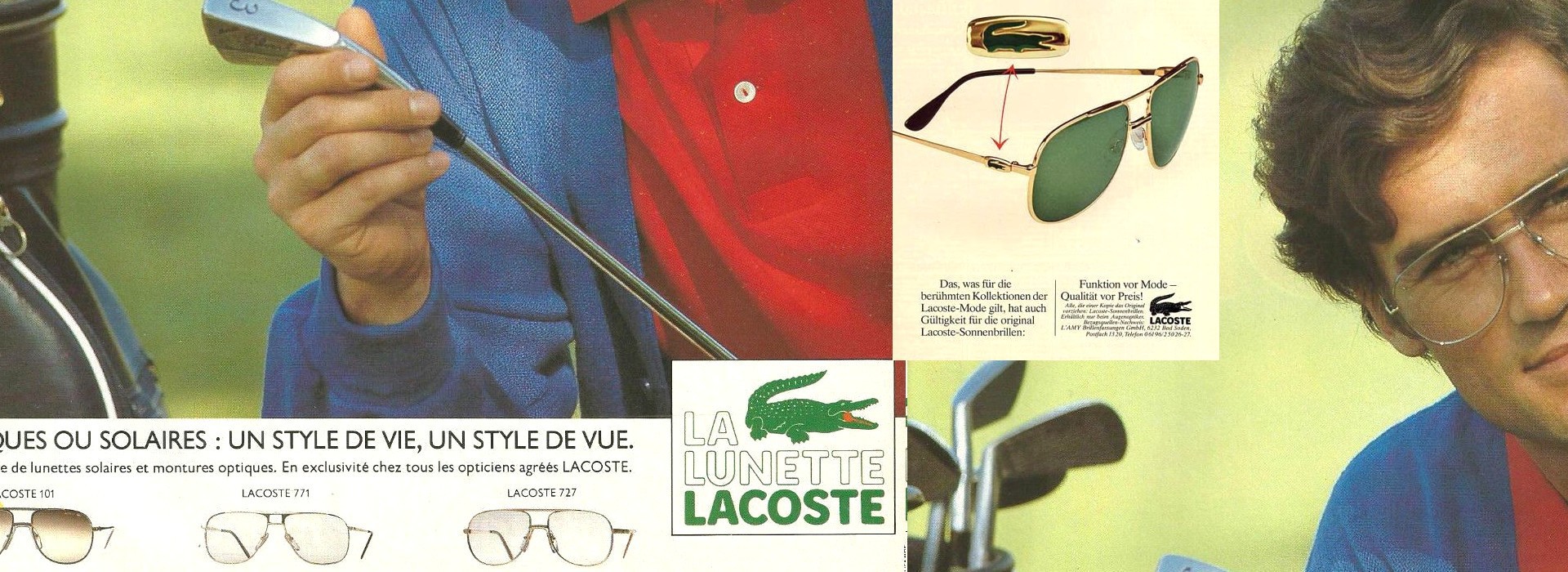 ▷ Lacoste Designer ® Vintage Sunglasses ✔️ NEW 2021