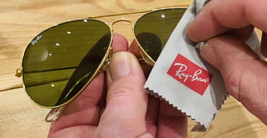 How to clean Ray Bans sunglasses?