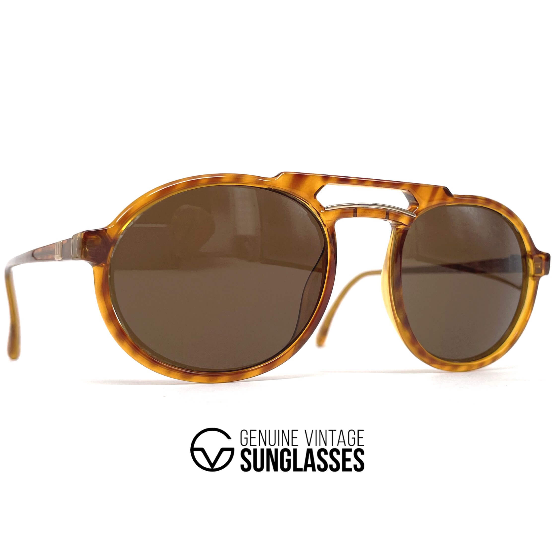 Vintage DUNHILL 6114 rare tortoise shell sunglasses