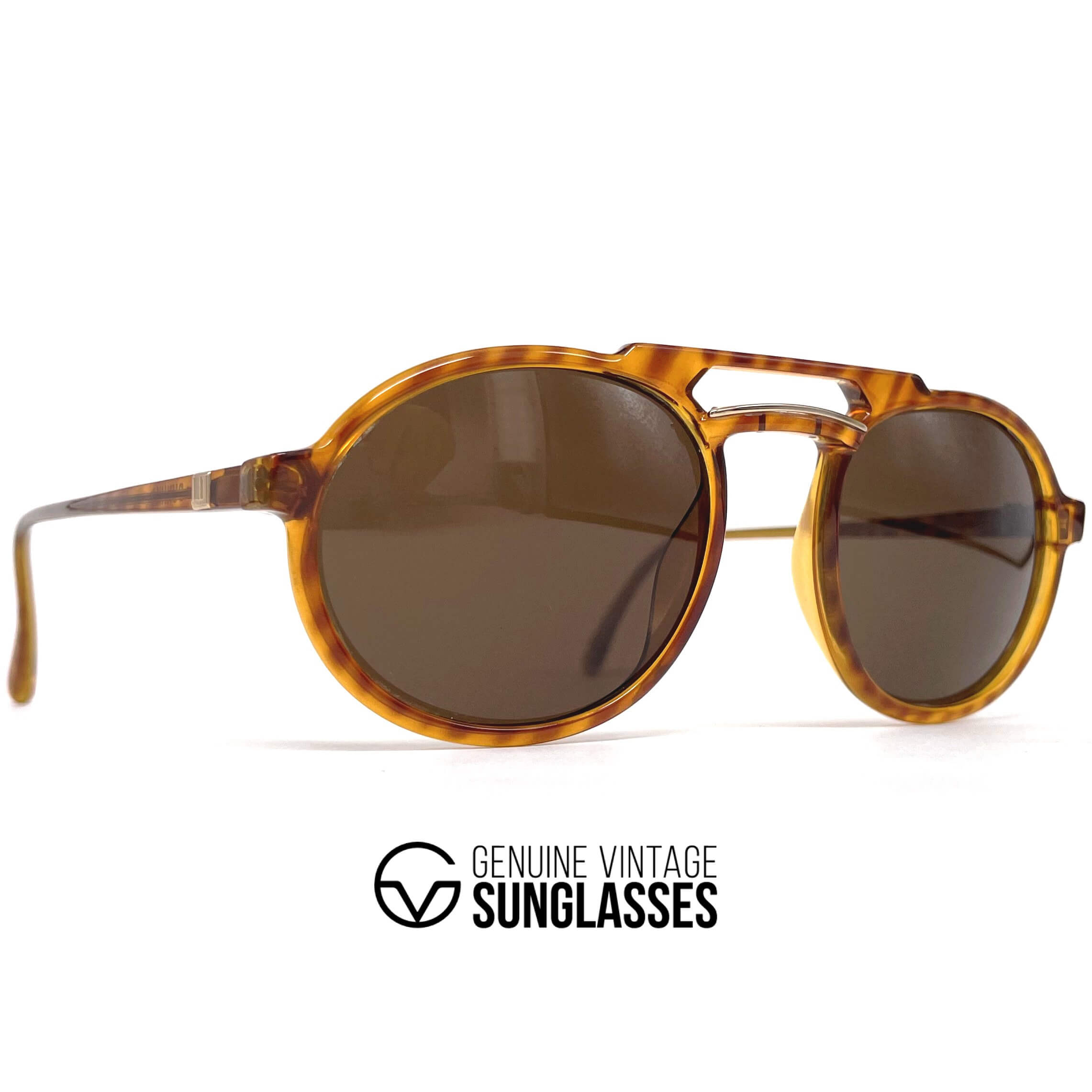 Vintage DUNHILL 6114 rare tortoise shell sunglasses