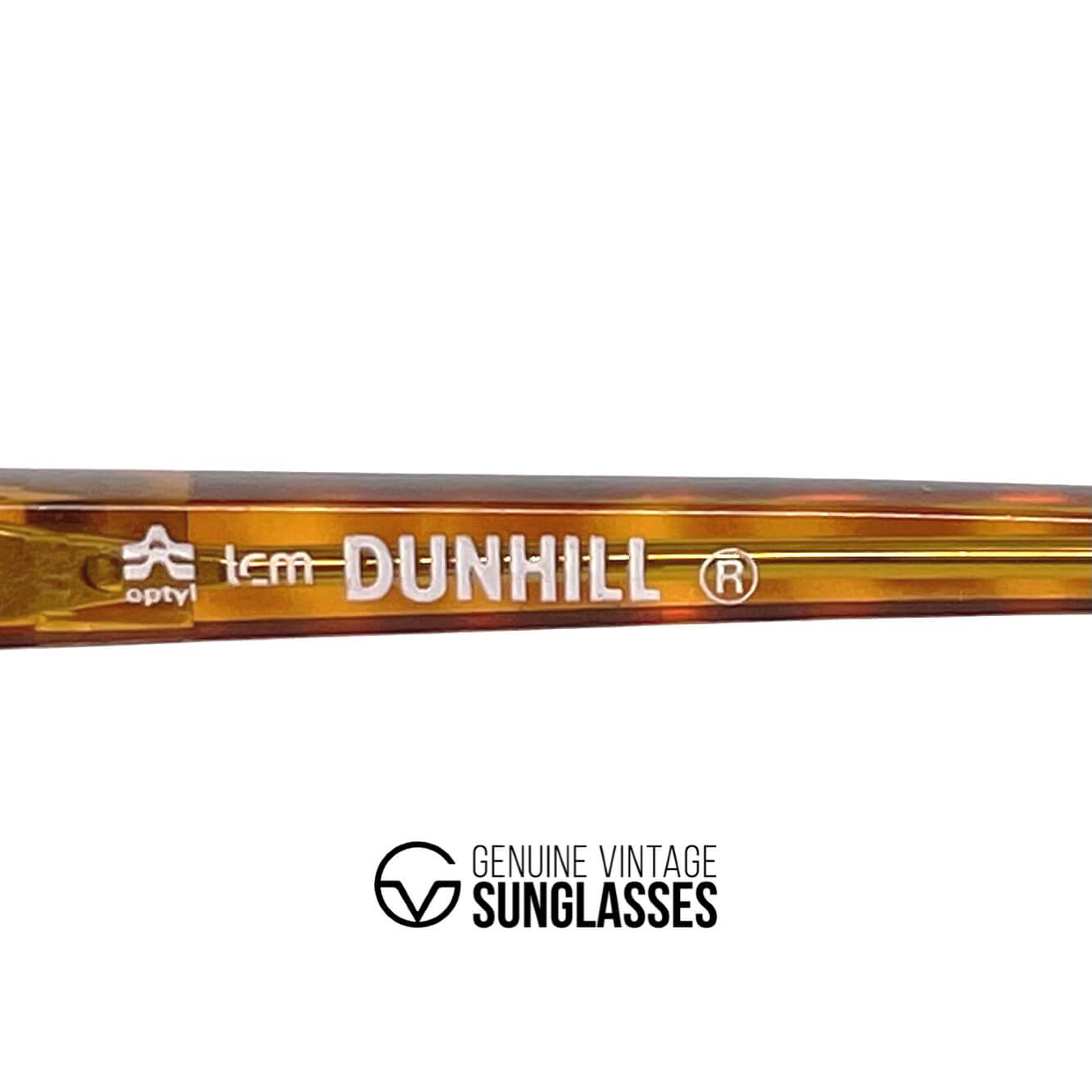 Vintage DUNHILL 6114 rare tortoise shell sunglasses