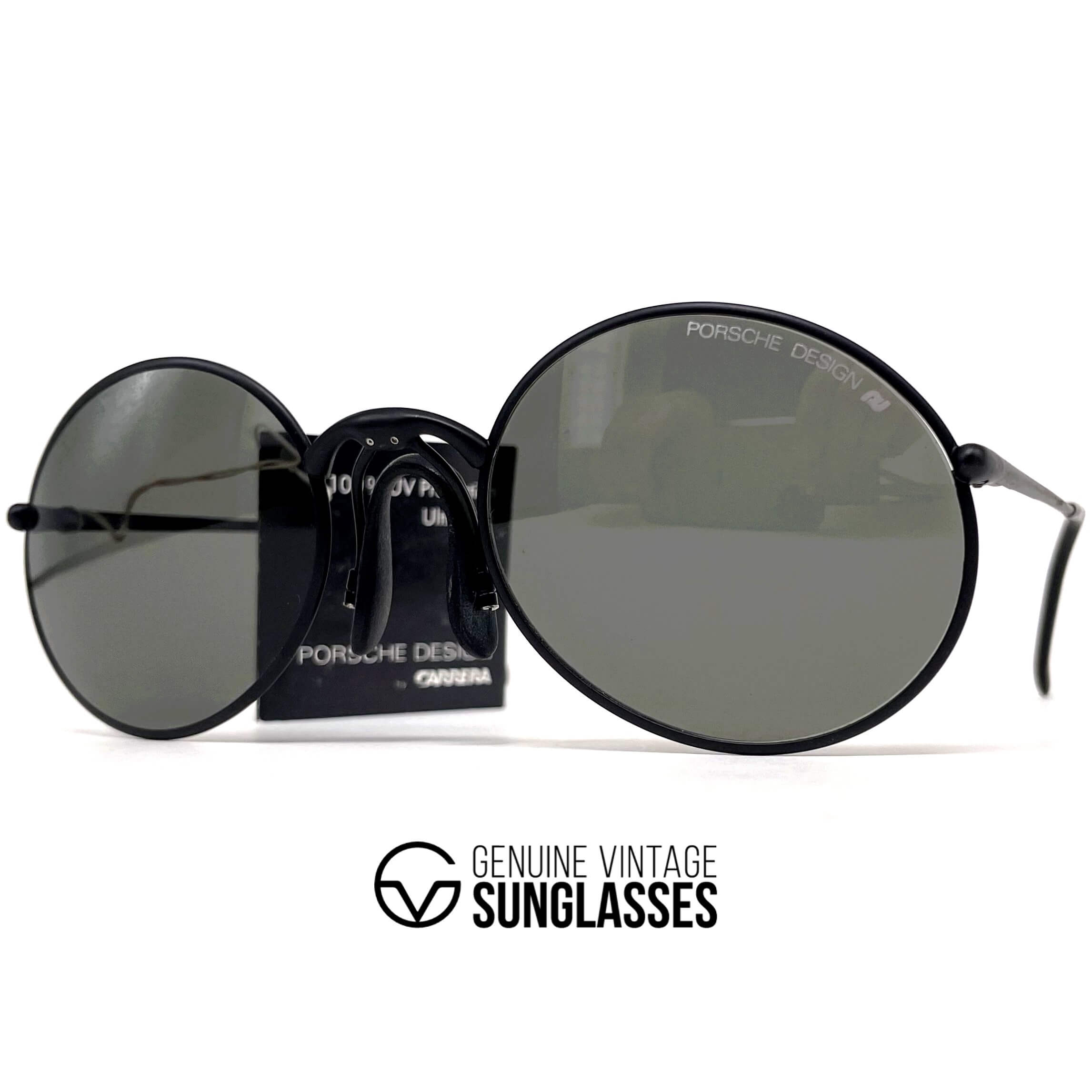 Vintage PORSCHE DESIGN by CARRERA 5658 black sunglasses