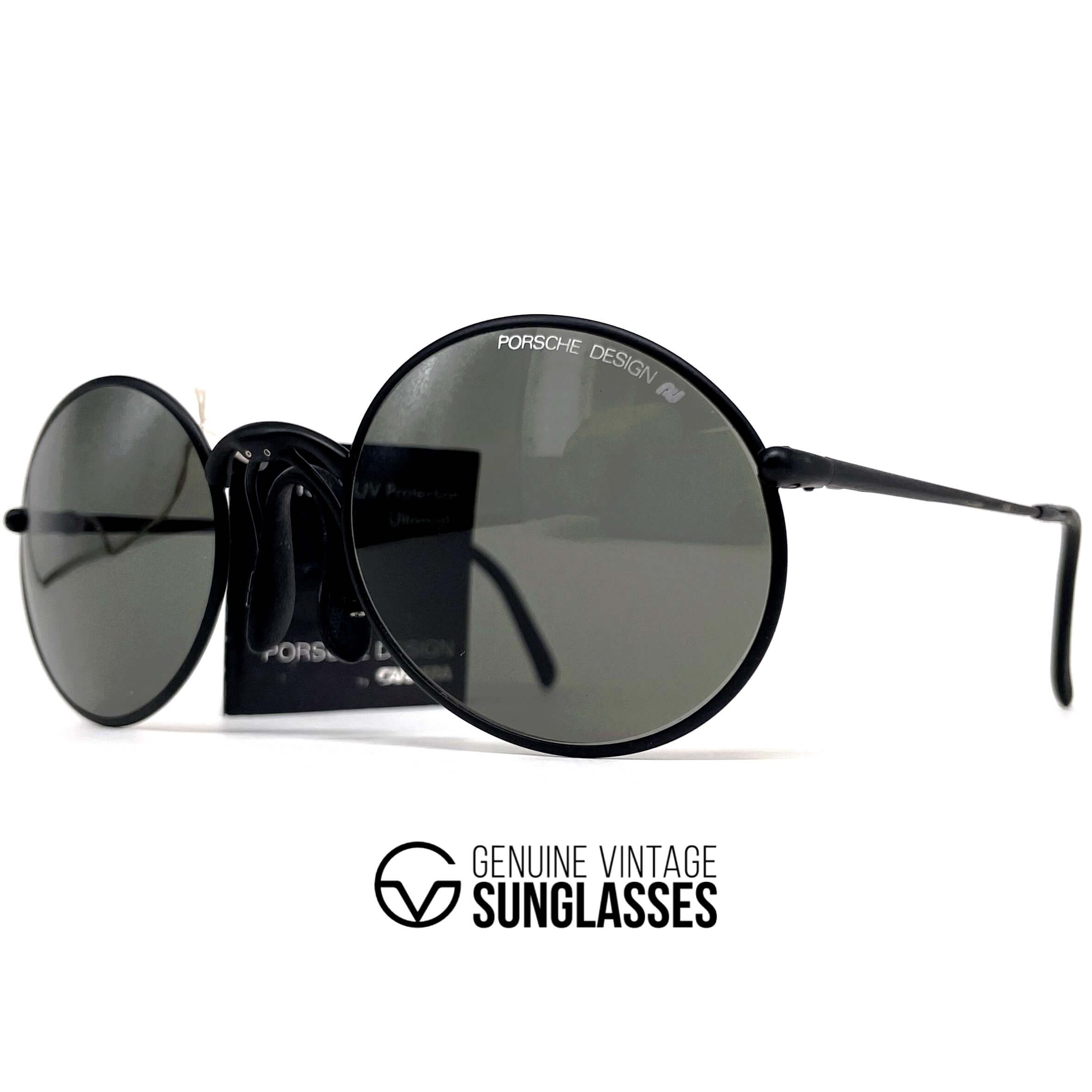 Vintage PORSCHE DESIGN by CARRERA 5658 black sunglasses