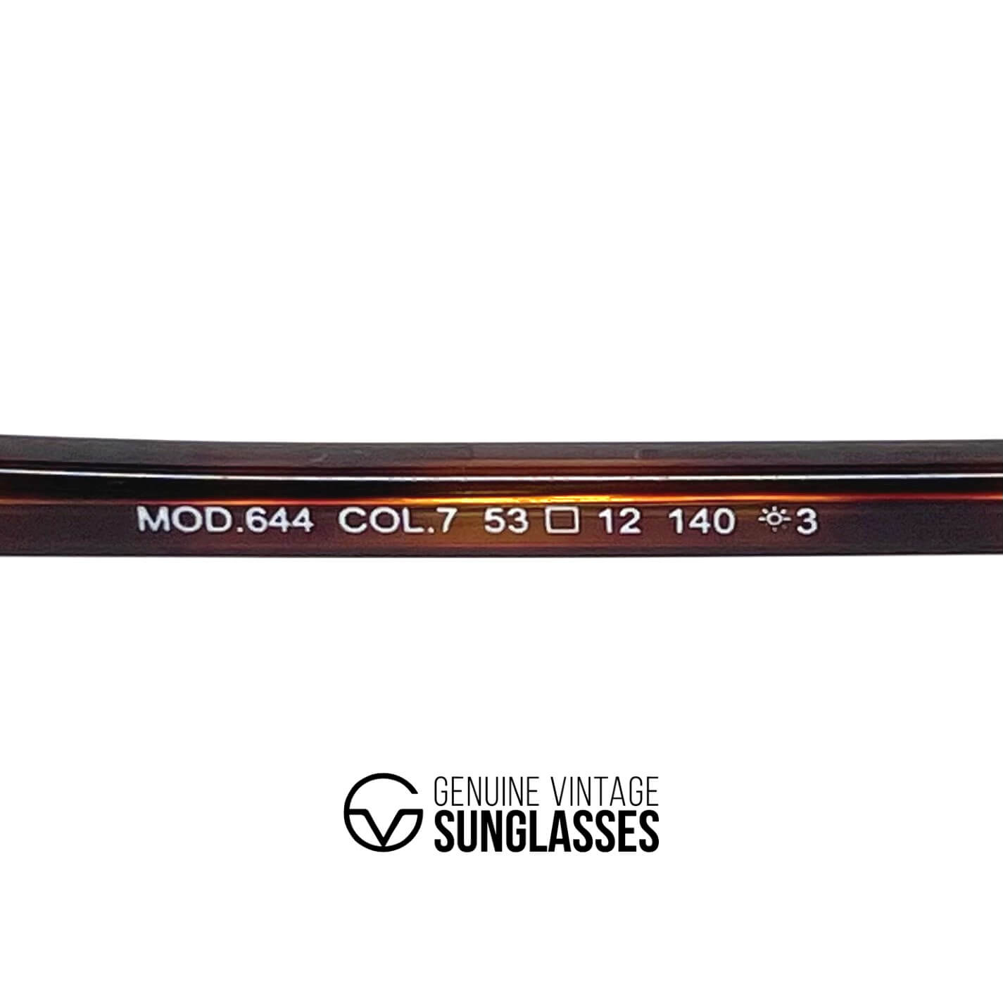 Vintage CAZAL 644 tortoise & gold round designer sunglasses