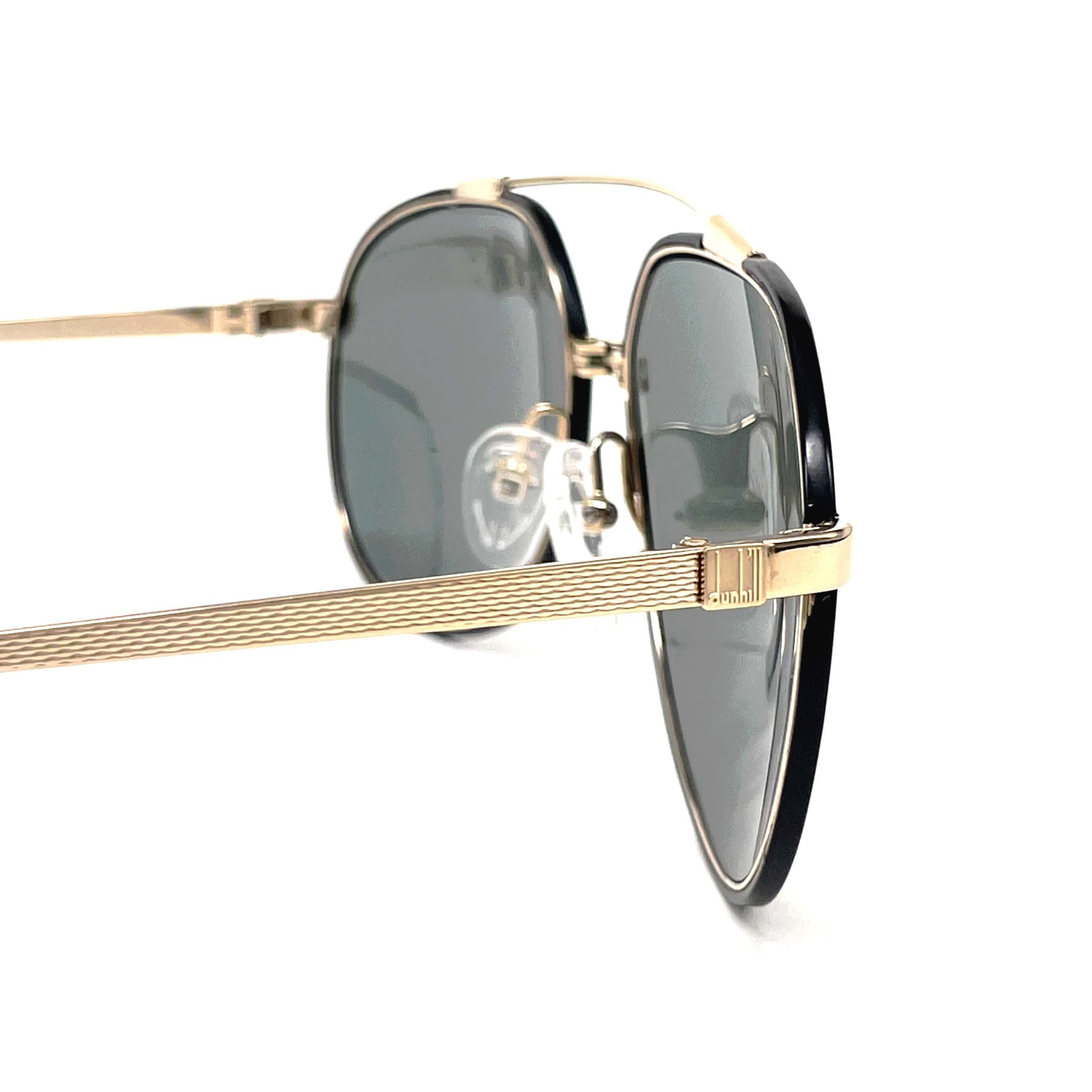 Vintage DUNHILL 6174 gold plated rhodanized aviator sunglasses