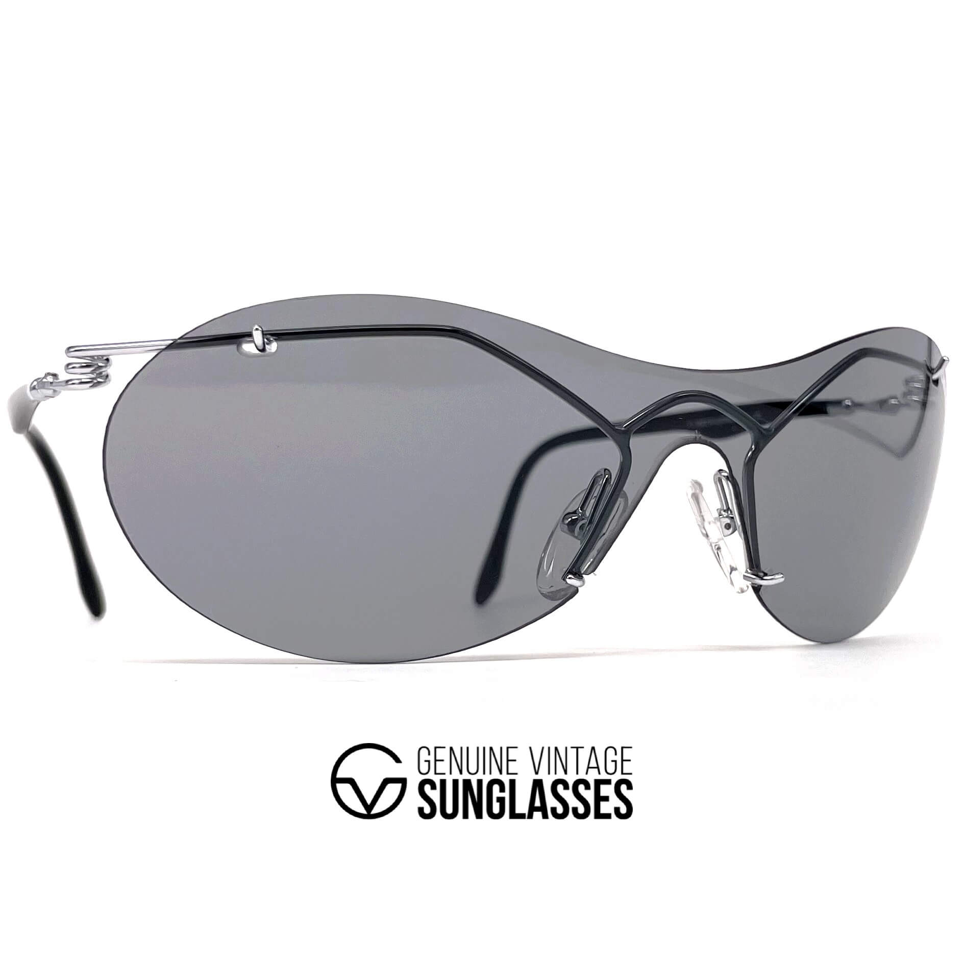 Vintage CARRERA 4845 rare 1970s rimless sports sunglasses