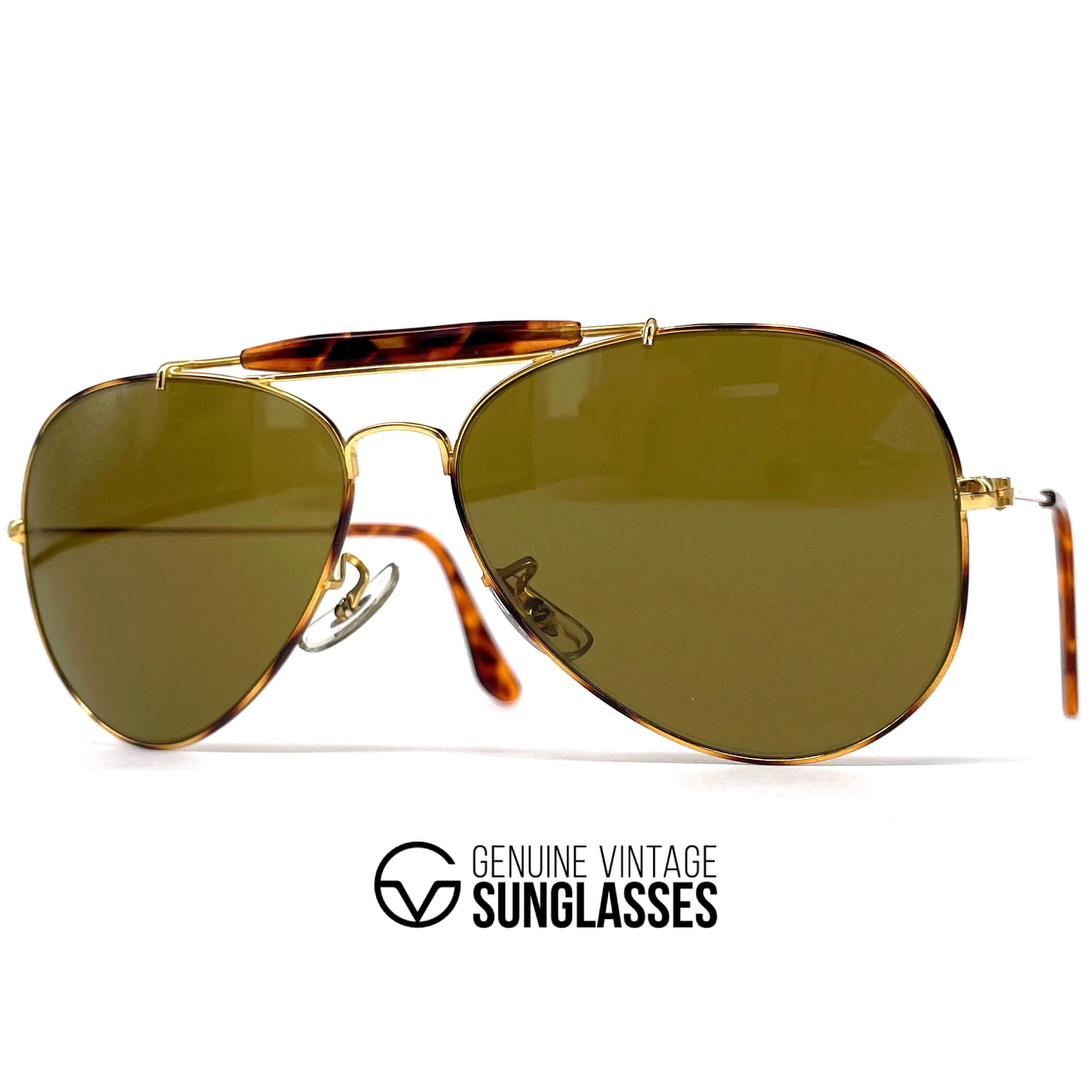 Vintage RAY-BAN Outdoorsman Tortuga aviator sunglasses
