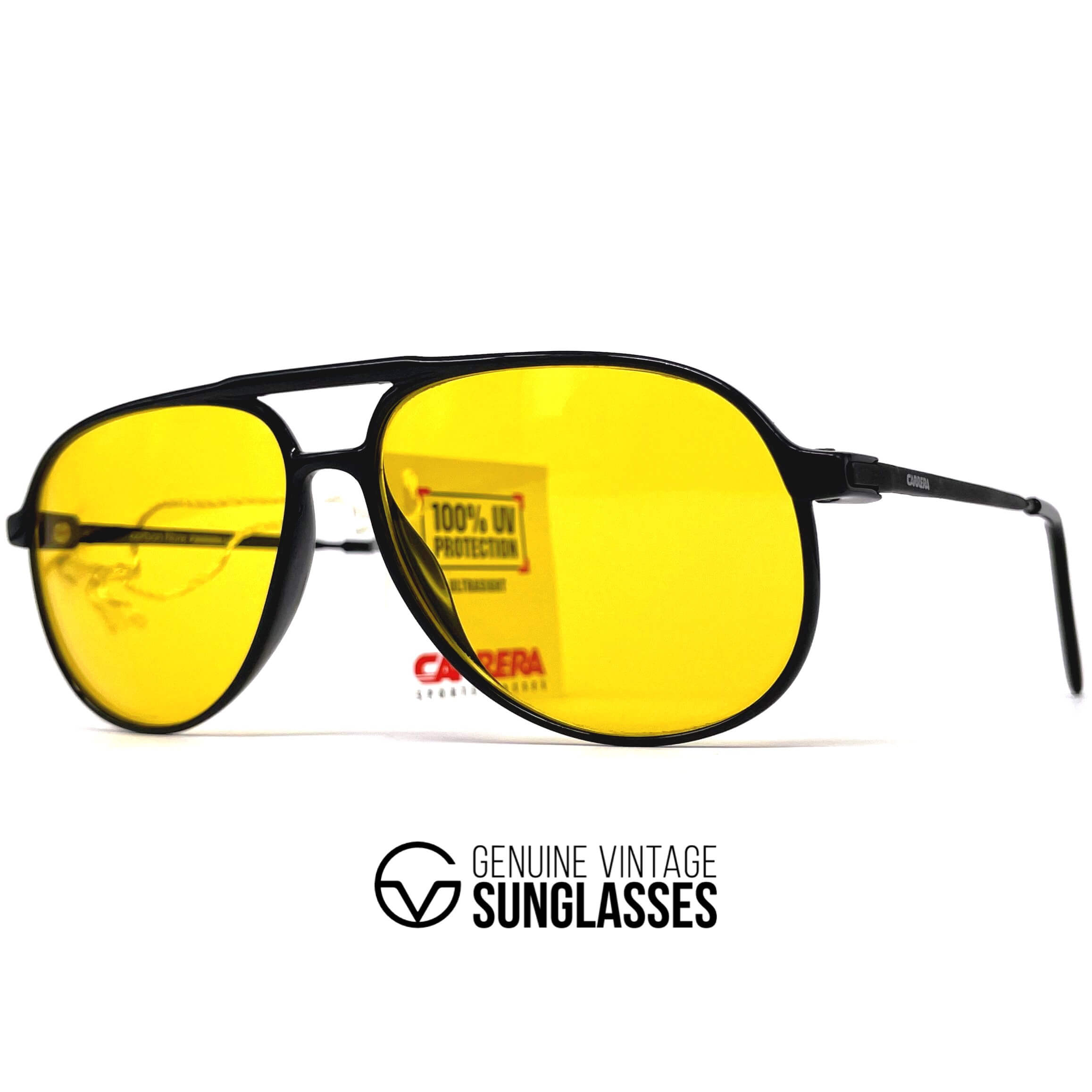 Vintage CARRERA 5355 carbon fibre kalichrome sunglasses