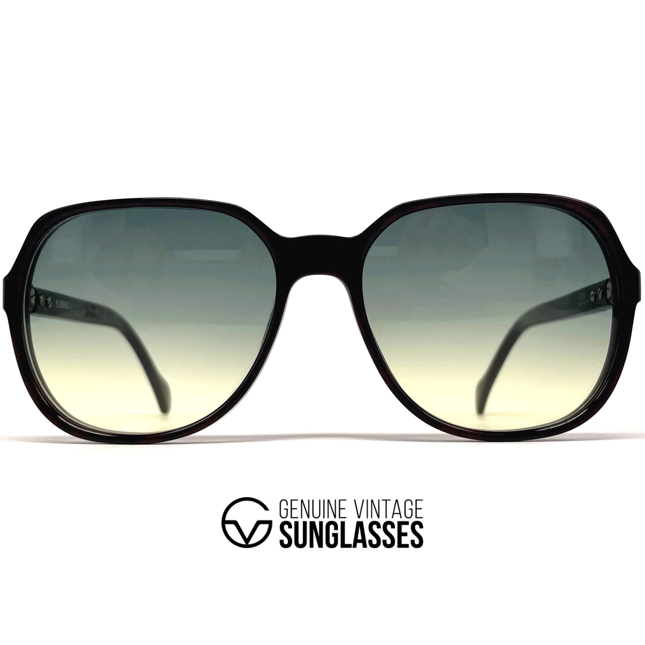 Vintage DUNHILL 6032 rare black sunglasses