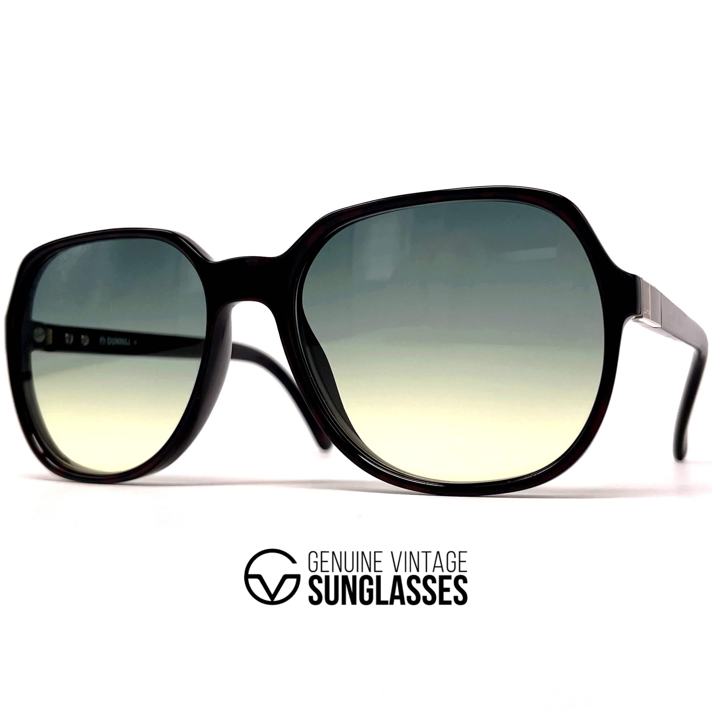 Vintage DUNHILL 6032 rare black sunglasses