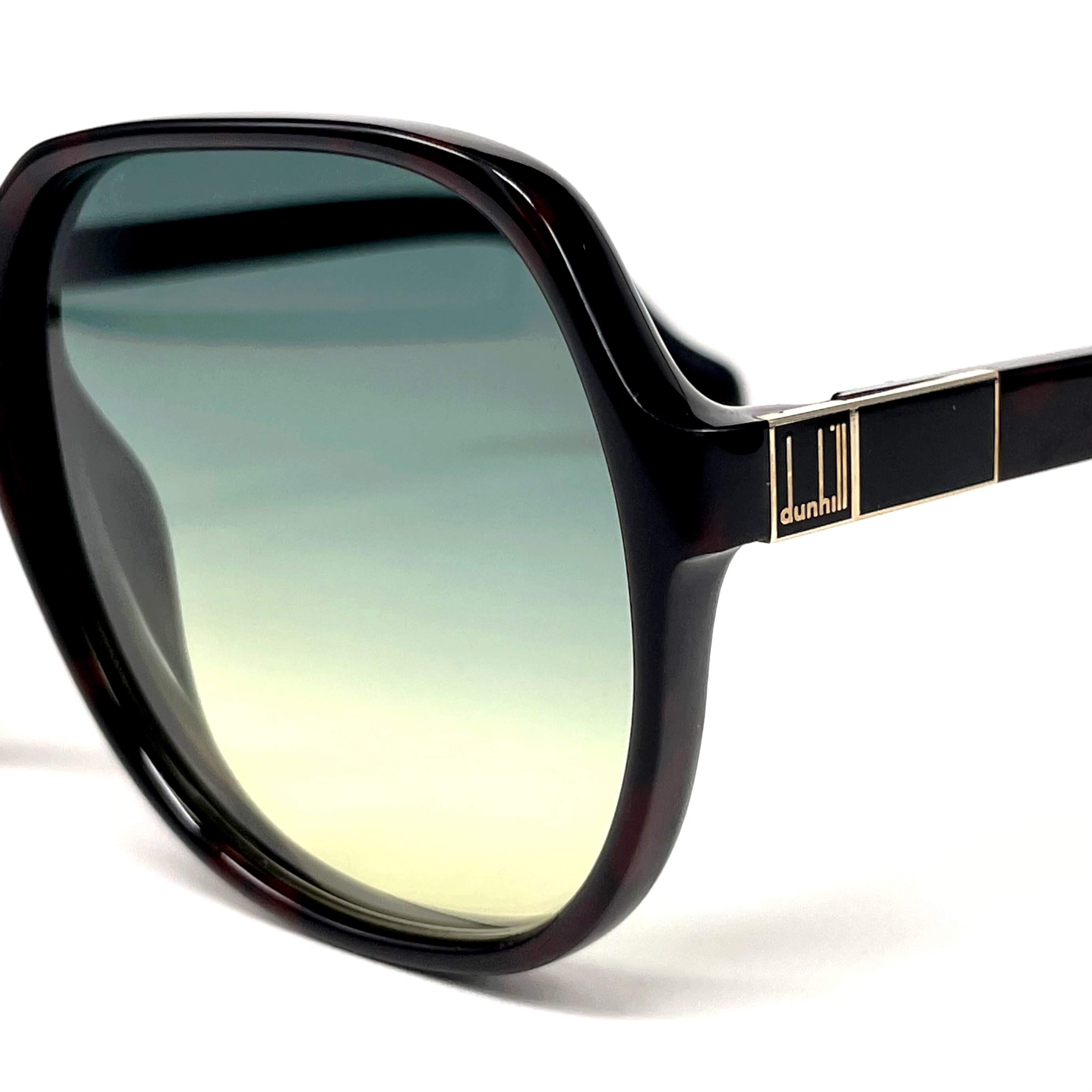 Vintage DUNHILL 6032 rare black sunglasses