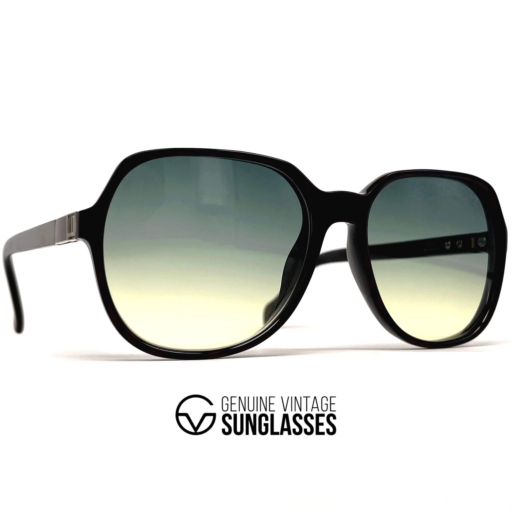 Vintage DUNHILL 6032 rare black sunglasses