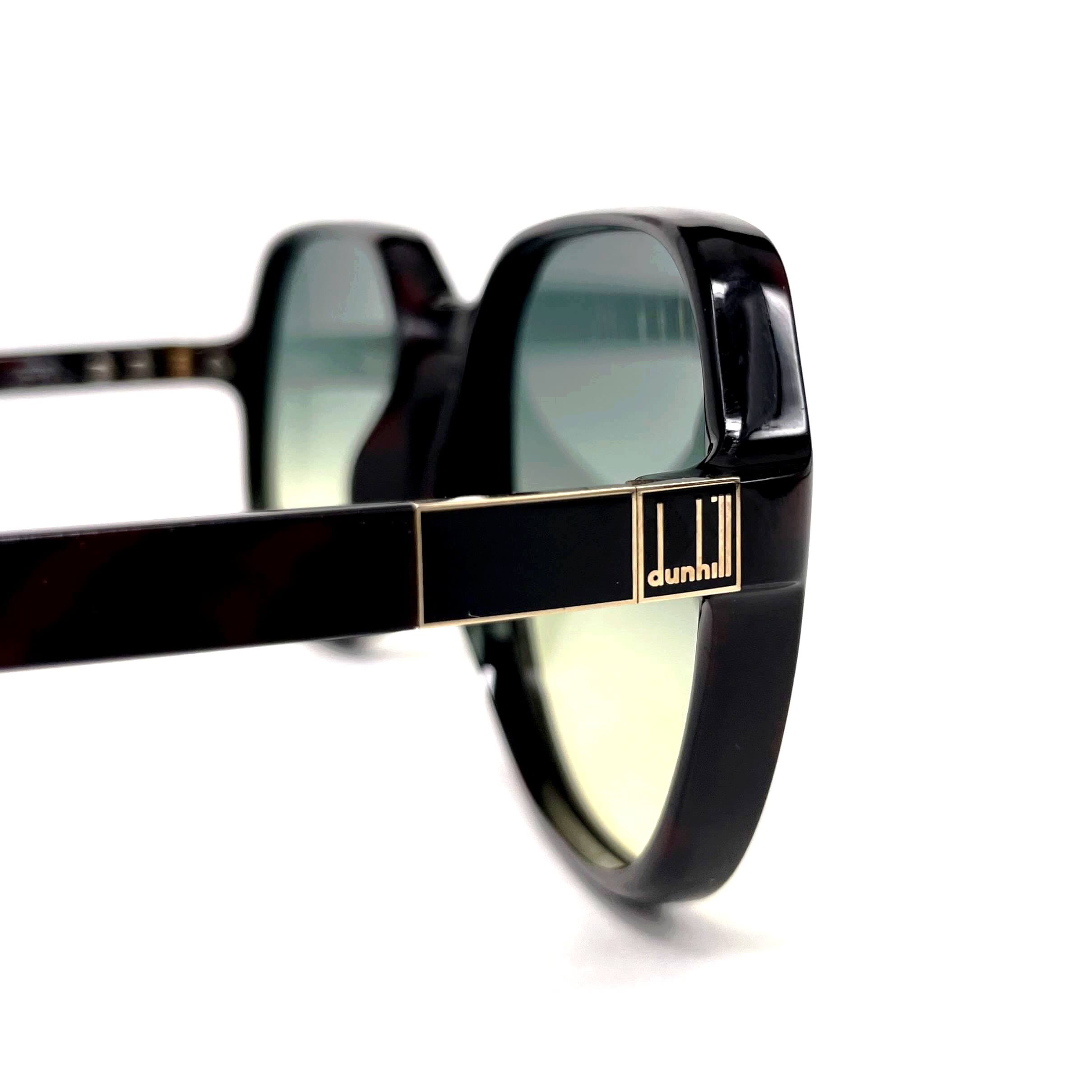 Vintage DUNHILL 6032 rare black sunglasses