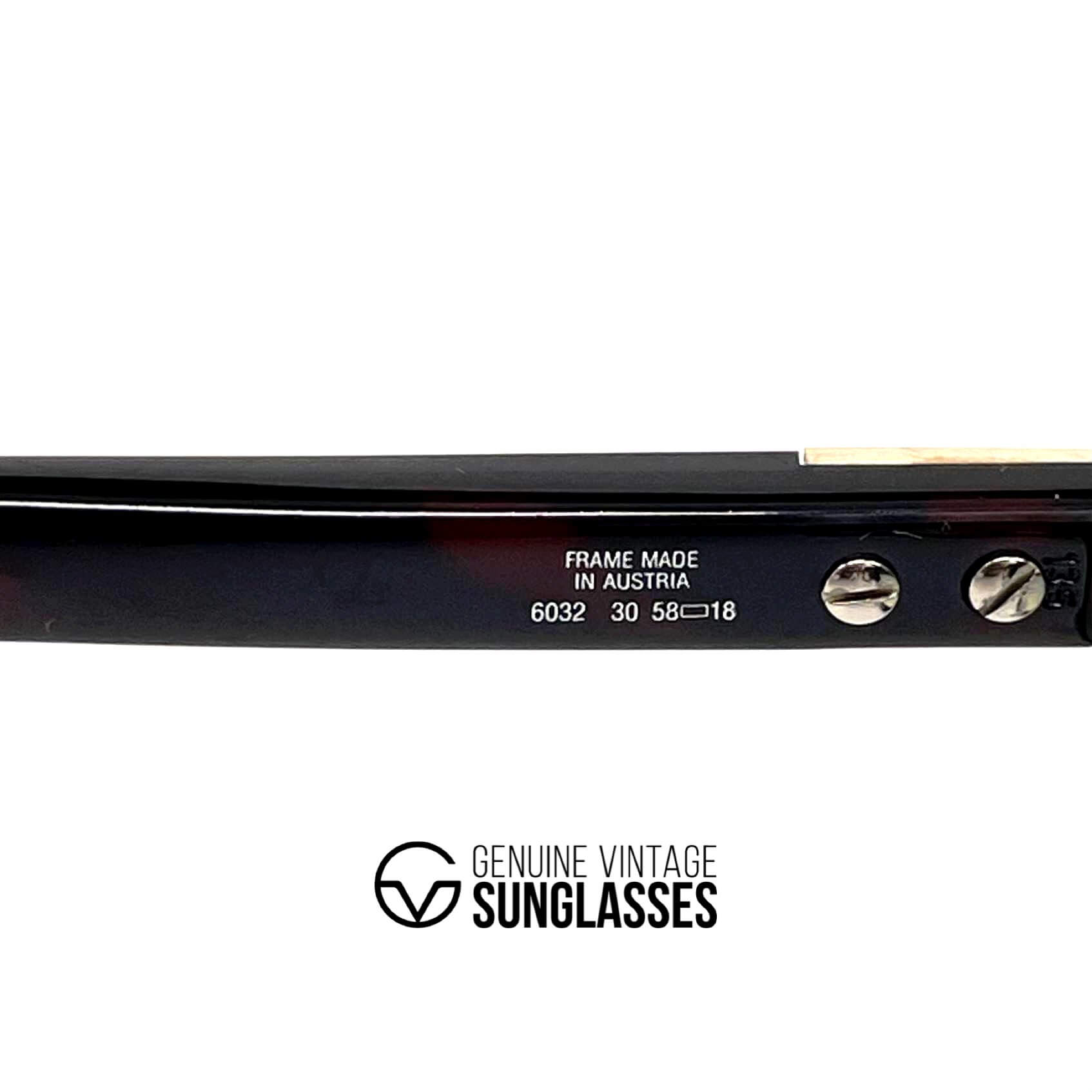 Vintage DUNHILL 6032 rare black sunglasses