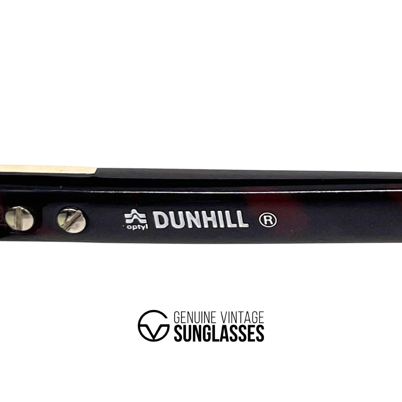 Vintage DUNHILL 6032 rare black sunglasses