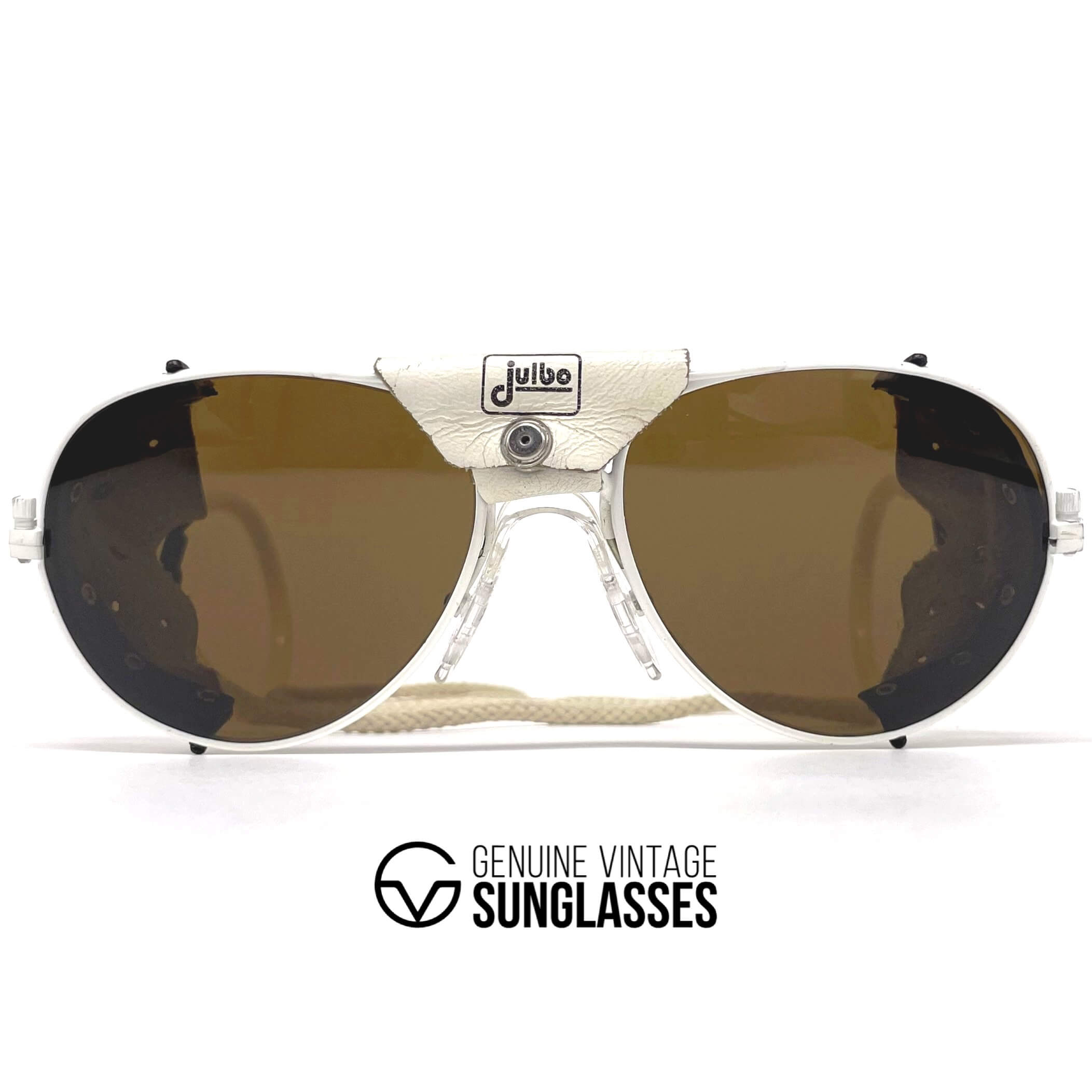 Vintage JULBO Cham leather glacier mineral sports sunglasses
