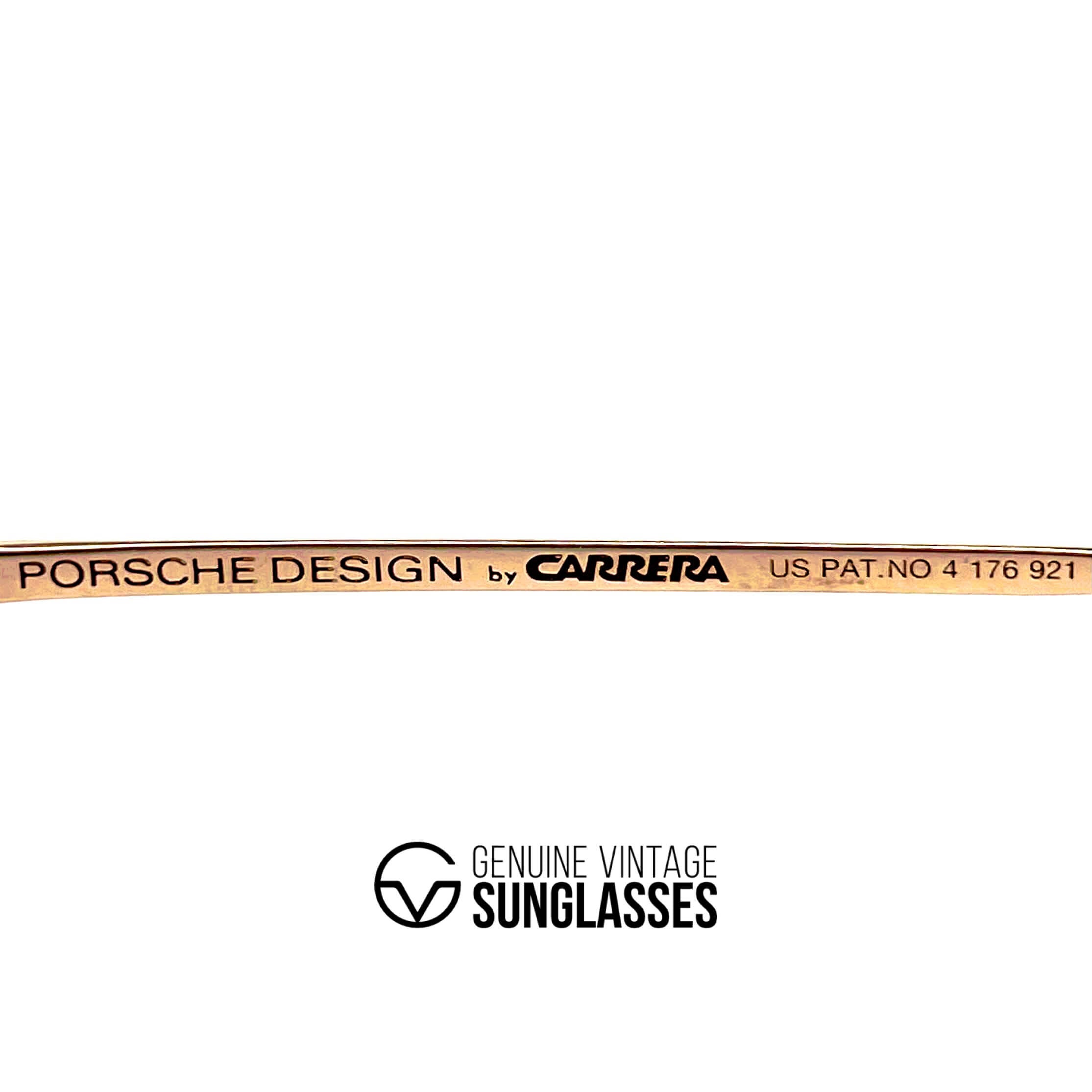 Vintage PORSCHE DESIGN by CARRERA 5632 brown designer sunglasses