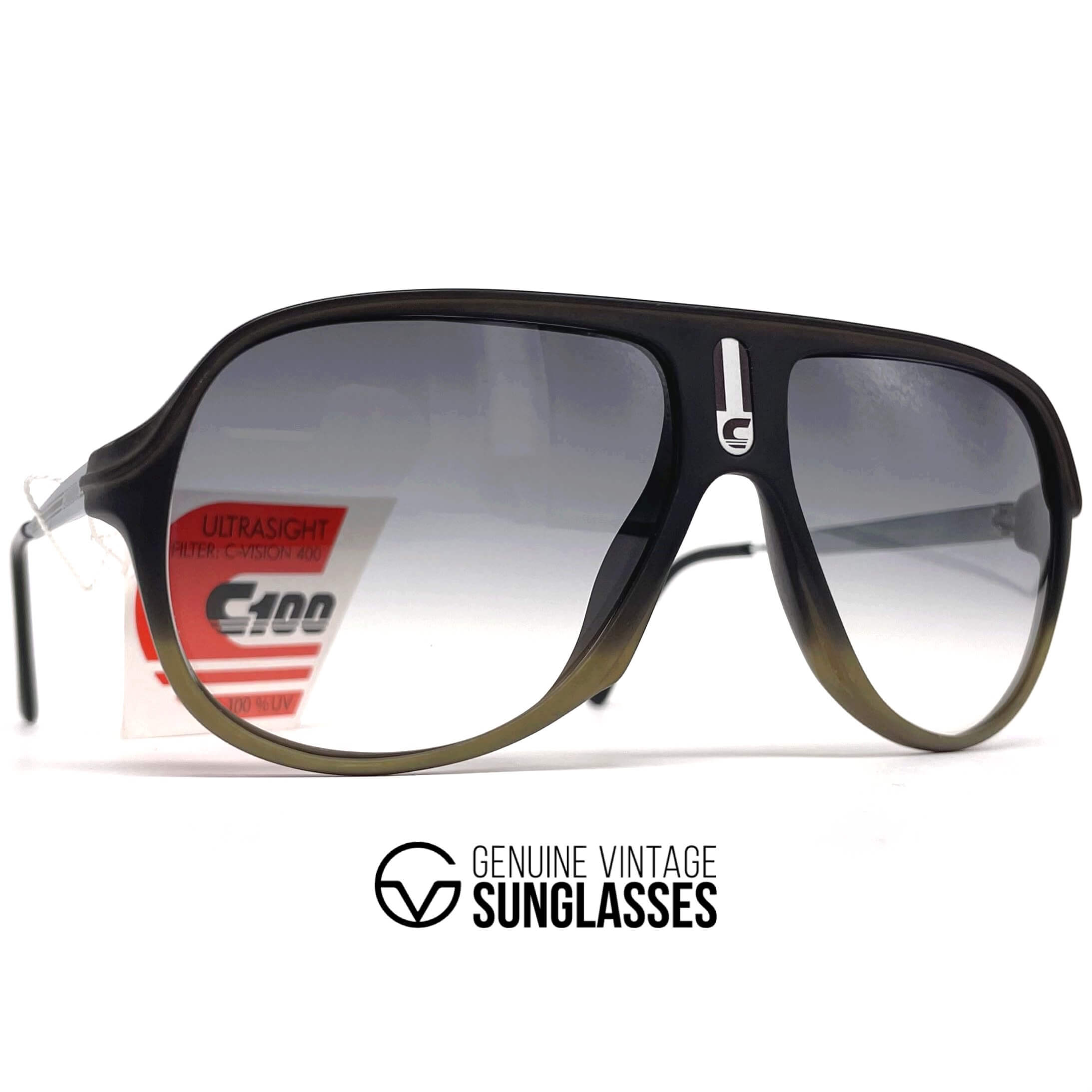 Vintage CARRERA 5547 rare XL aviator sunglasses