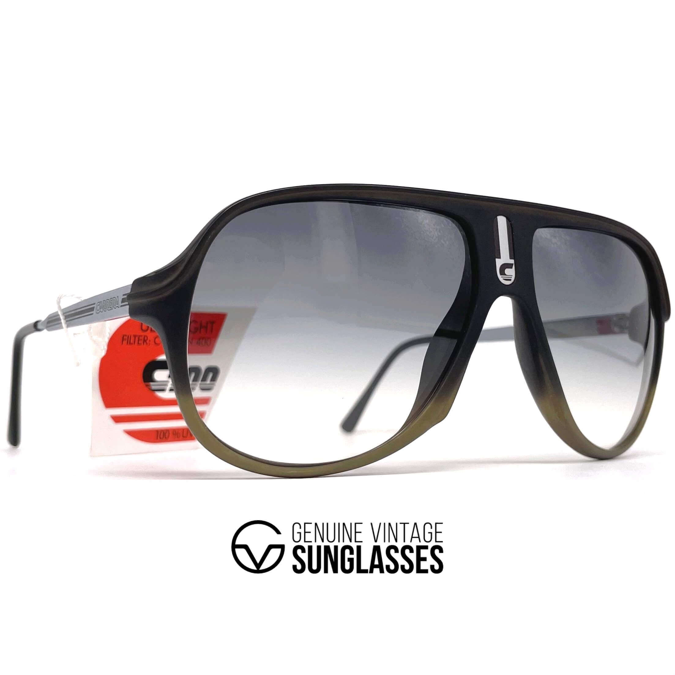 Vintage CARRERA 5547 rare XL aviator sunglasses