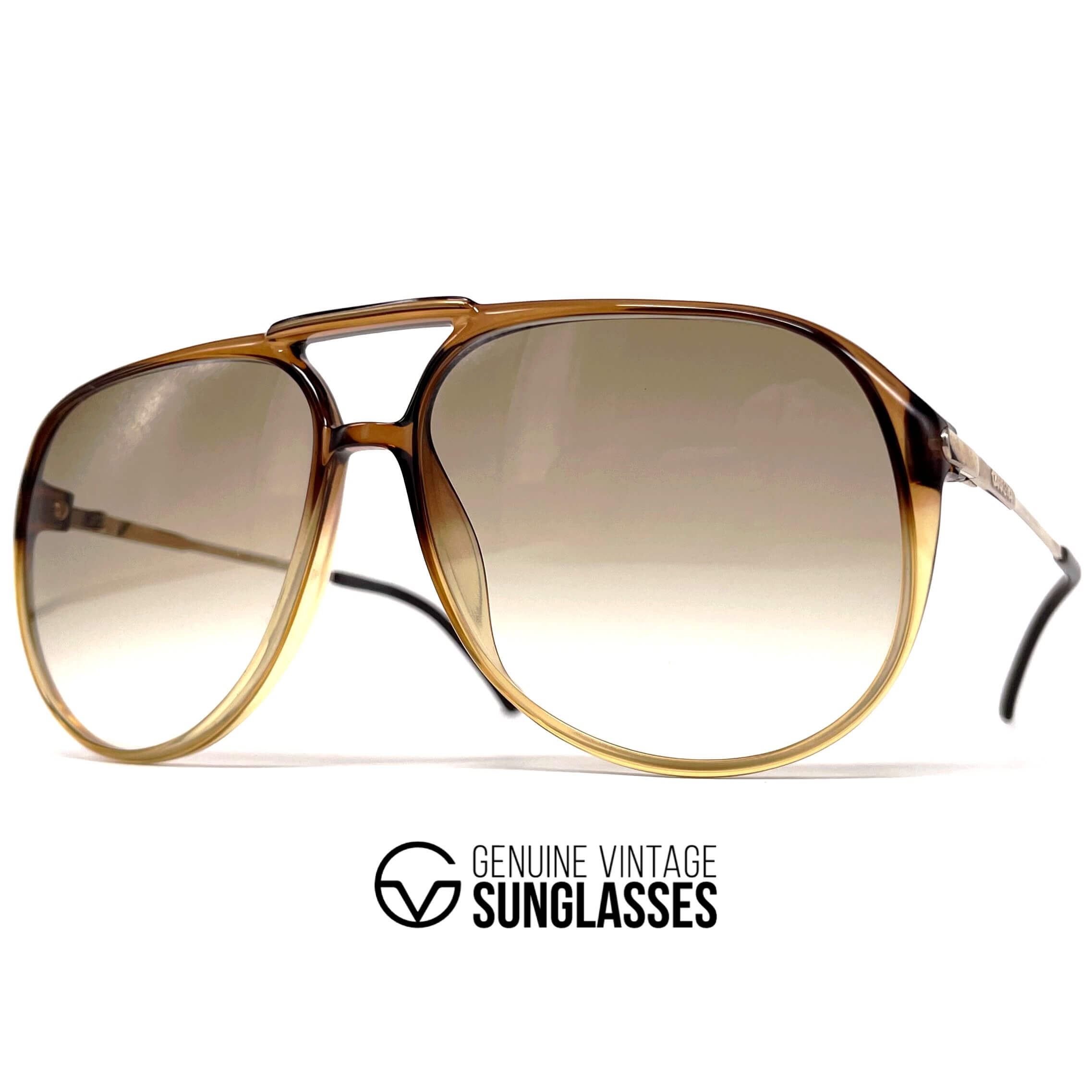 Vintage CARRERA 5321 duo crystal designer sunglasses