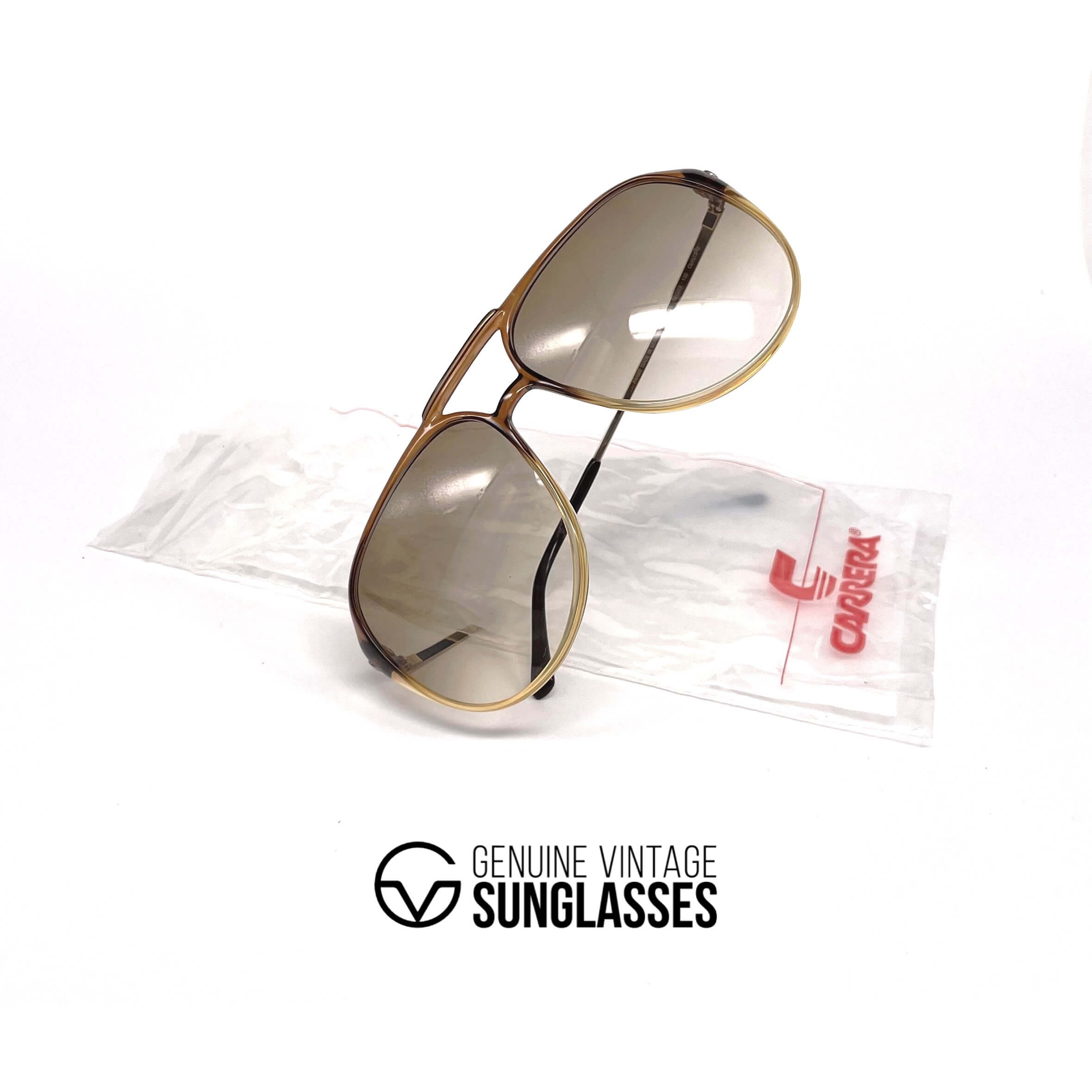 Vintage CARRERA 5321 duo crystal designer sunglasses
