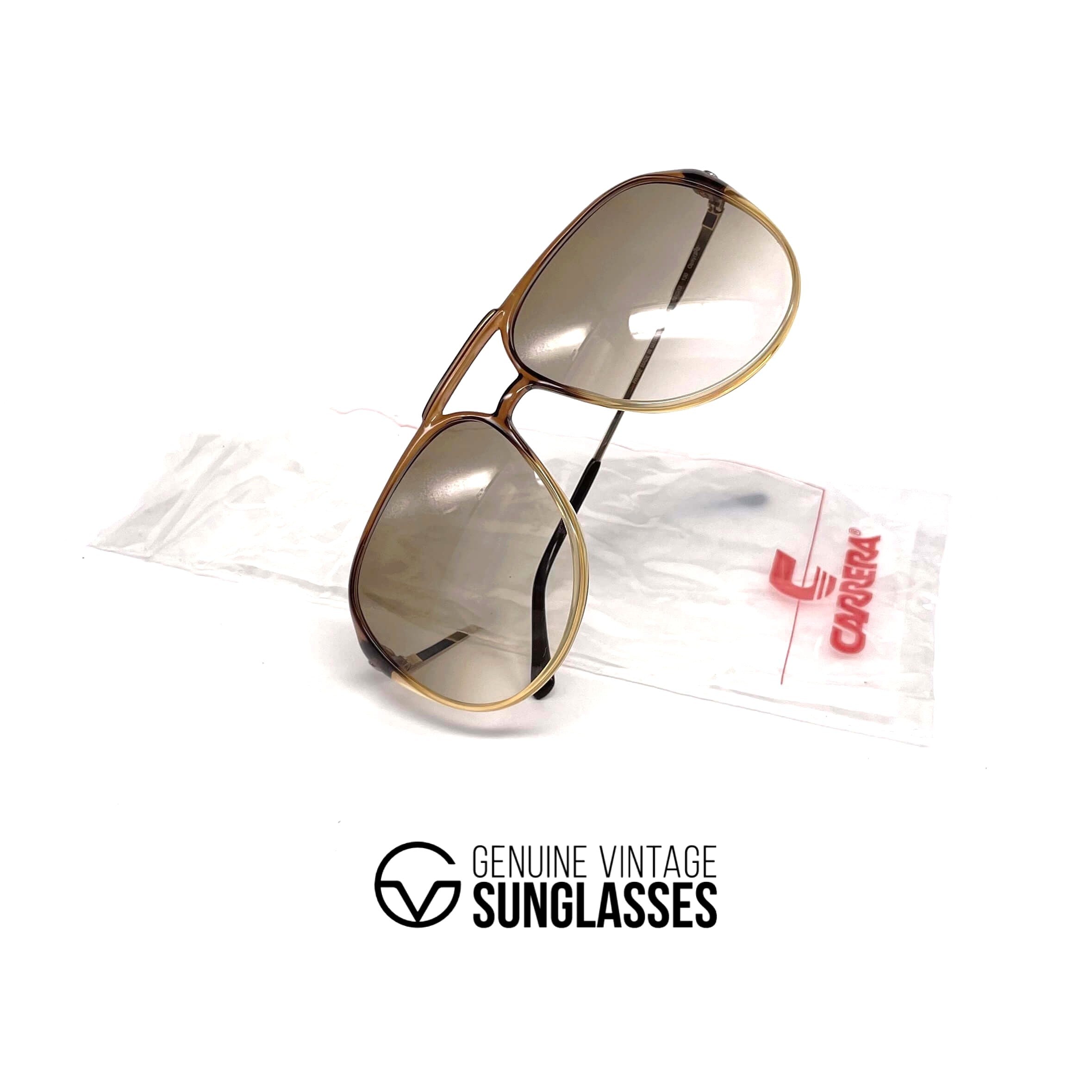 Vintage CARRERA 5321 duo crystal designer sunglasses
