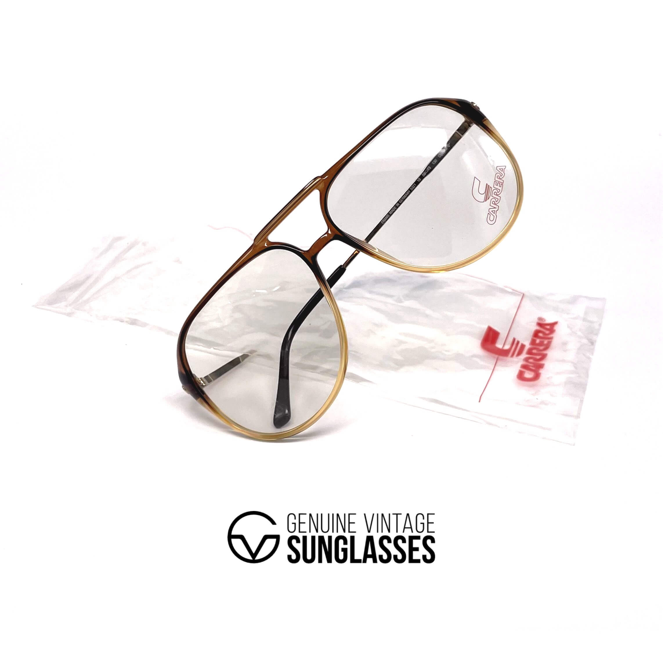 Vintage CARRERA 5321 duo crystal designer glasses frames