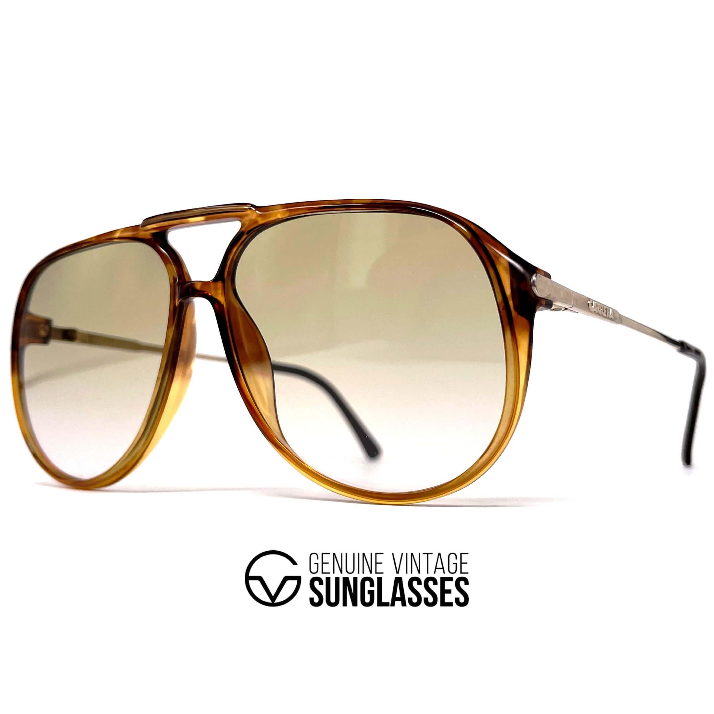 Vintage CARRERA 5321 tortoise shell designer sunglasses