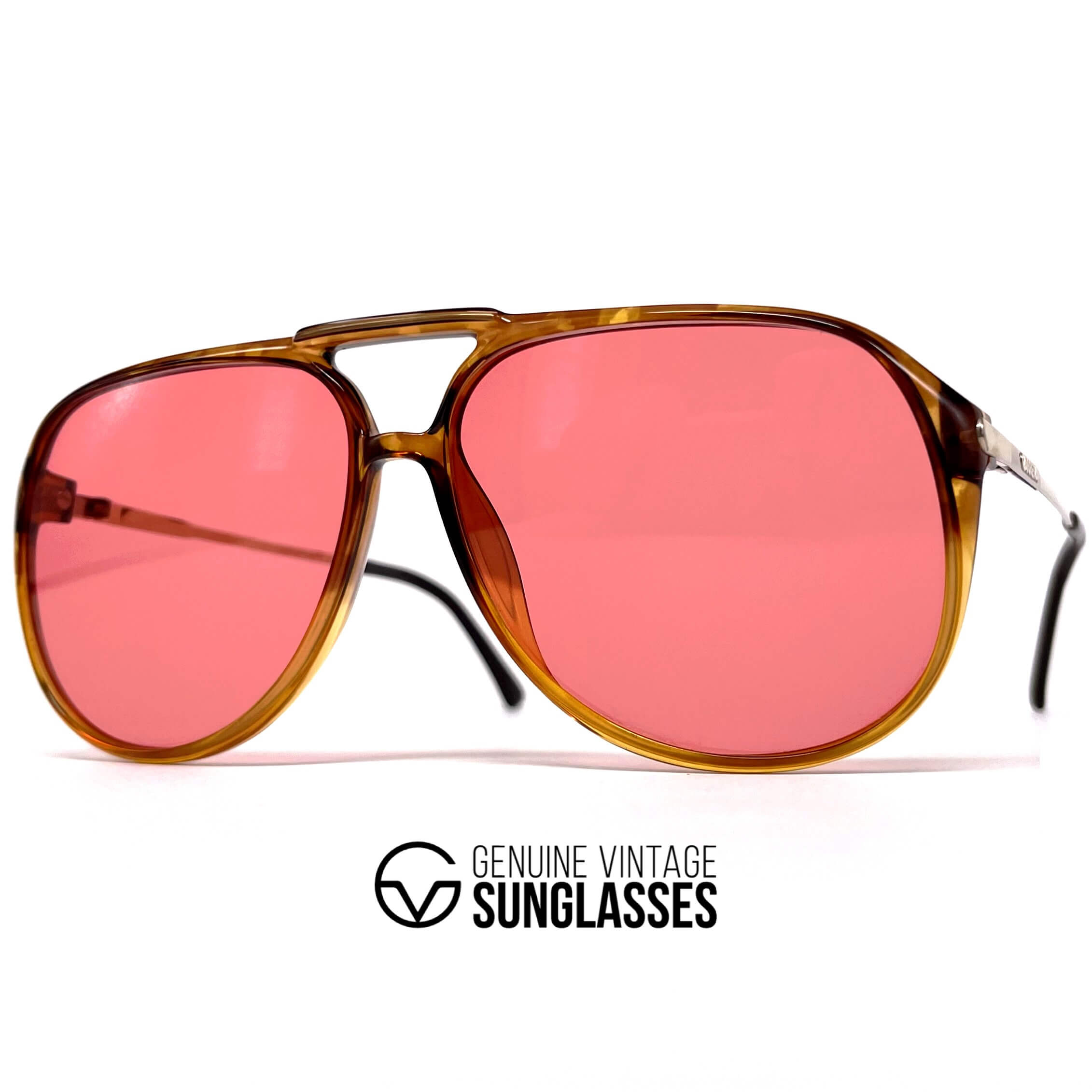 Vintage CARRERA 5321 tortoise shell designer sunglasses