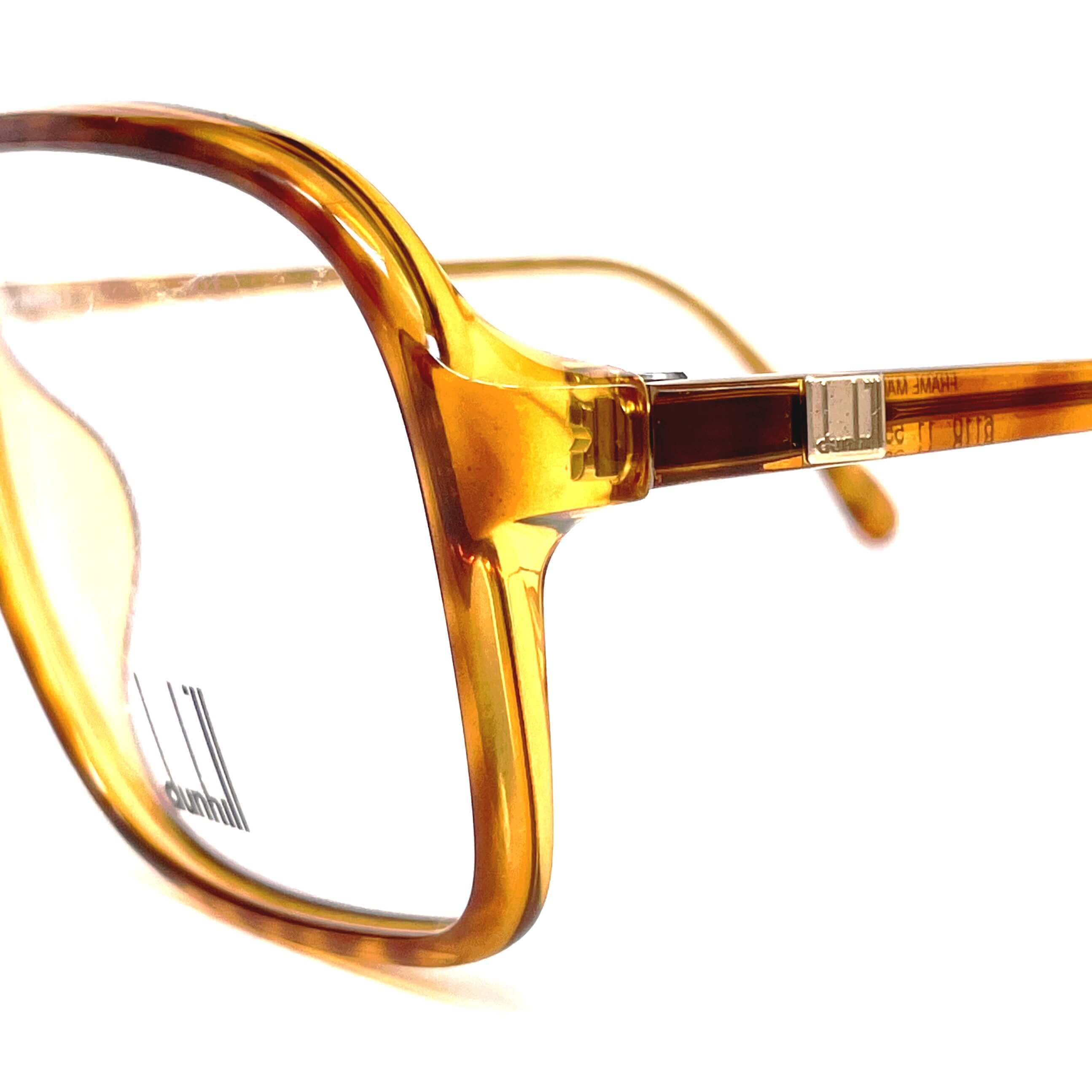 Vintage DUNHILL 6110 rare tortoise shell aviator glasses frames