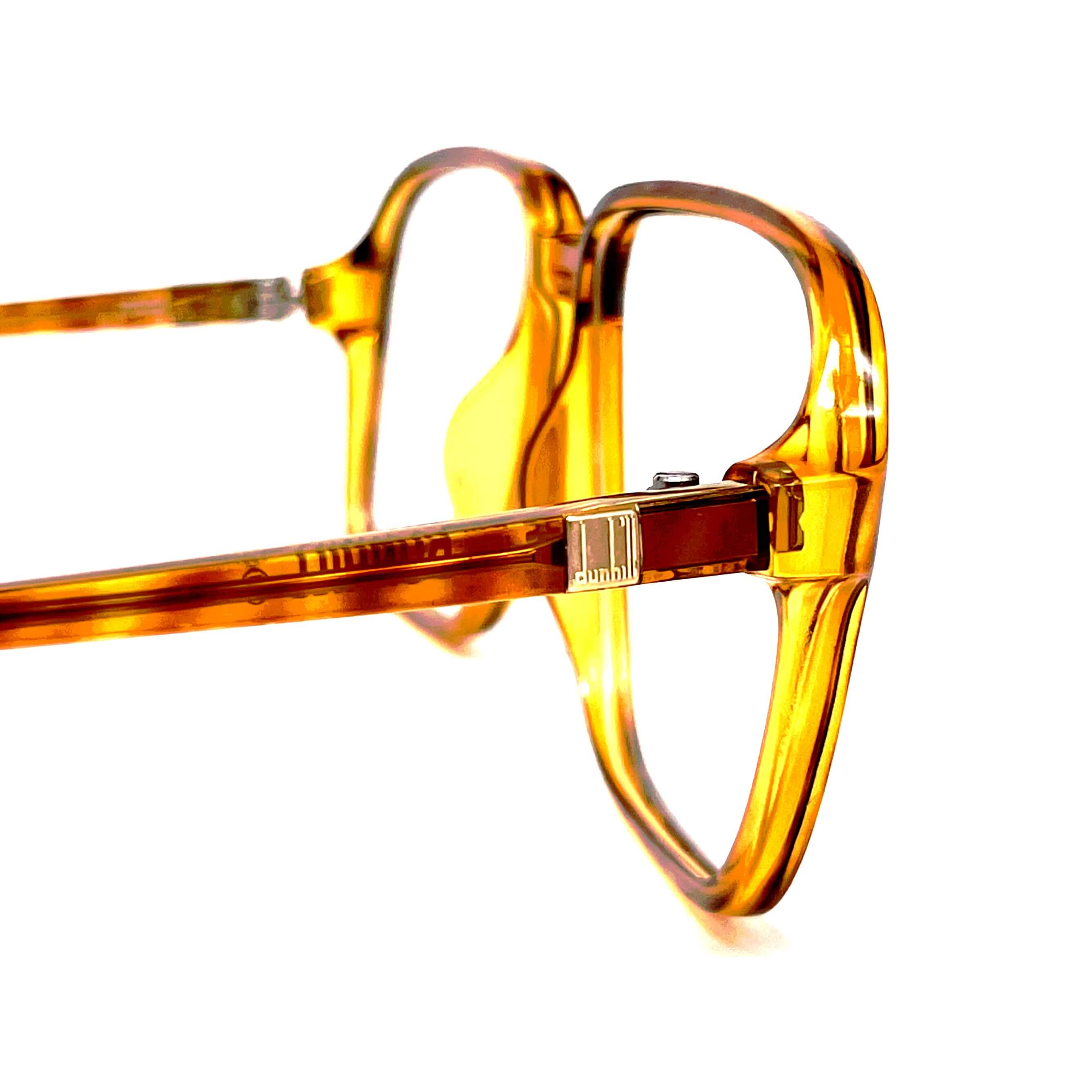 Vintage DUNHILL 6110 rare tortoise shell aviator glasses frames