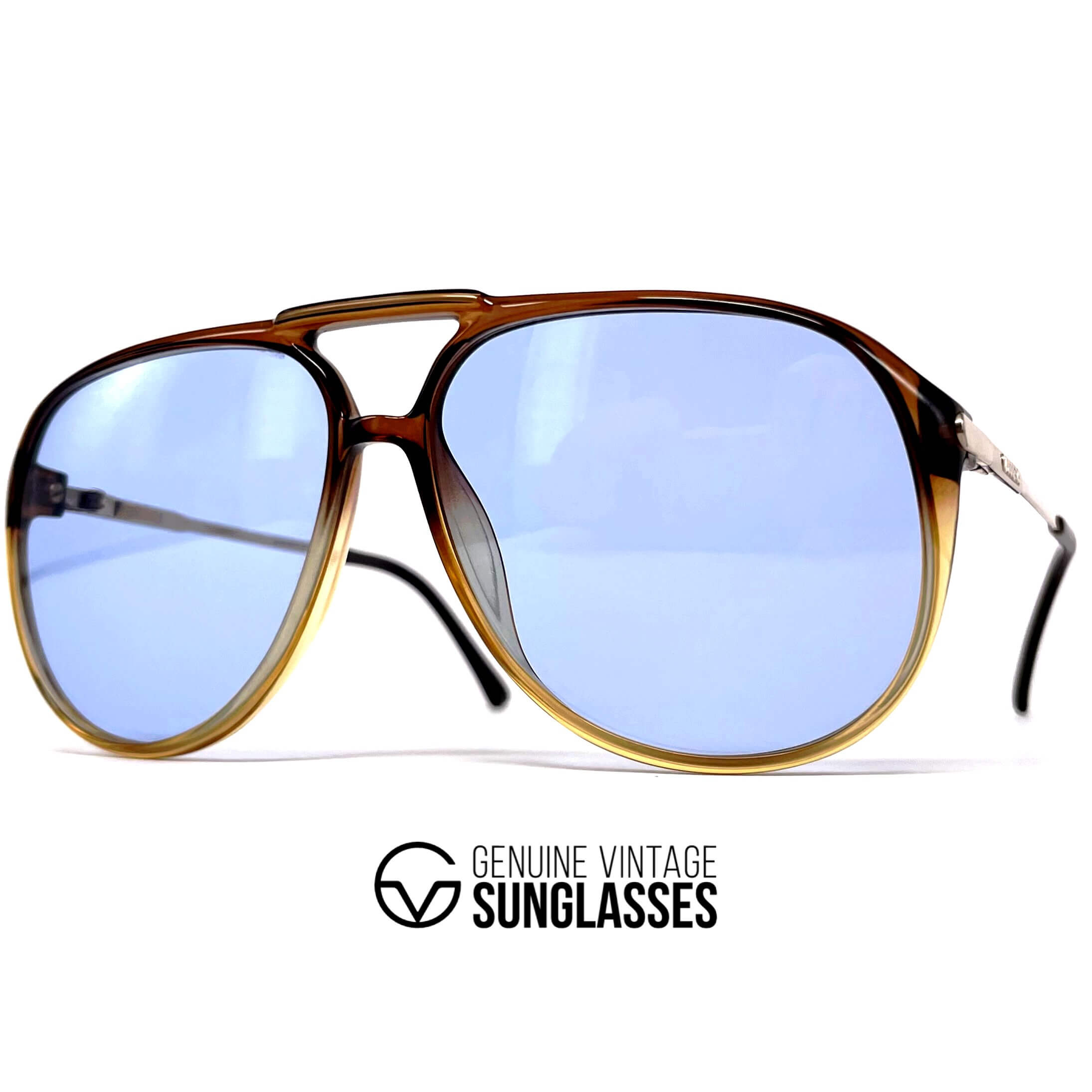 Vintage CARRERA 5321 duo crystal designer sunglasses