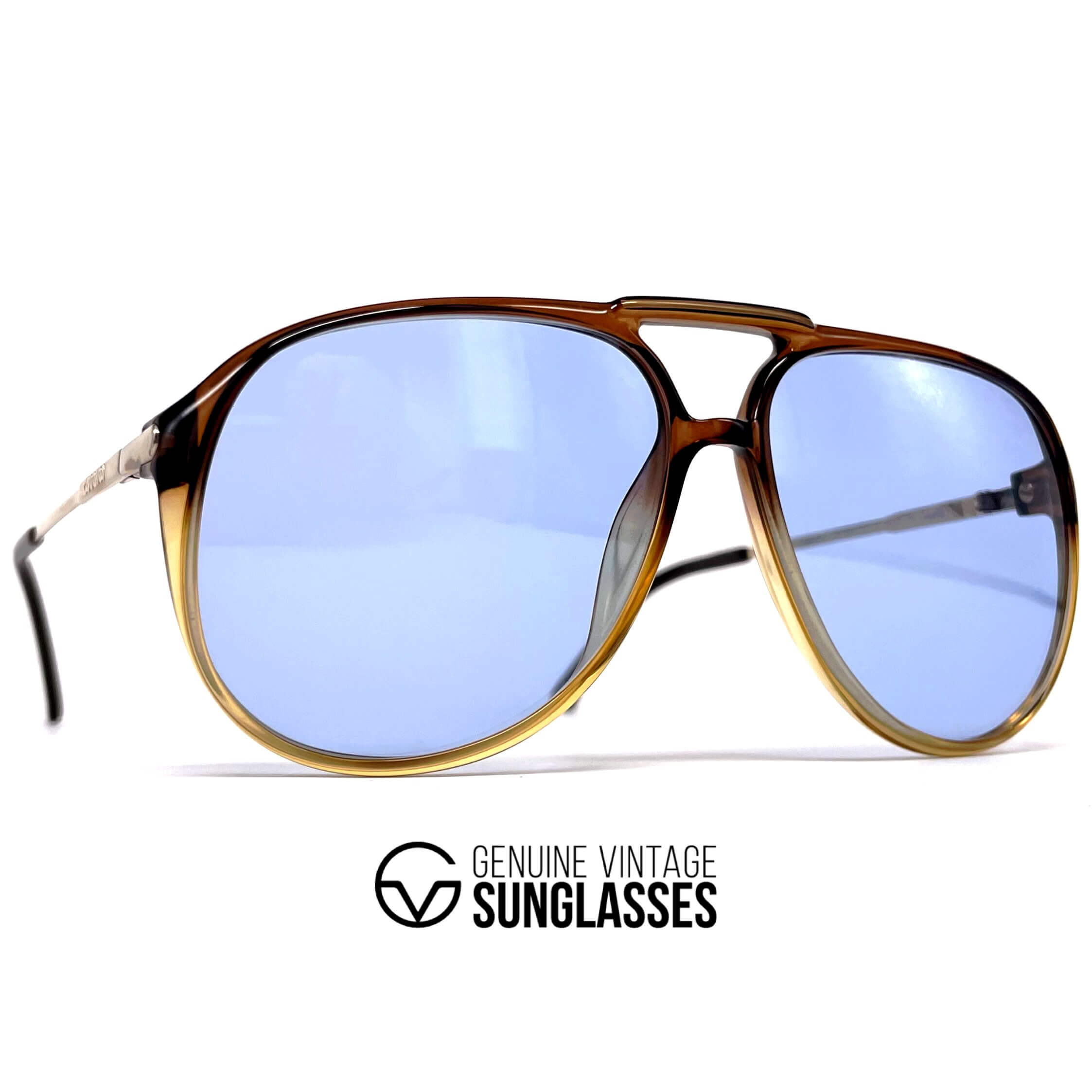 Vintage CARRERA 5321 duo crystal designer sunglasses