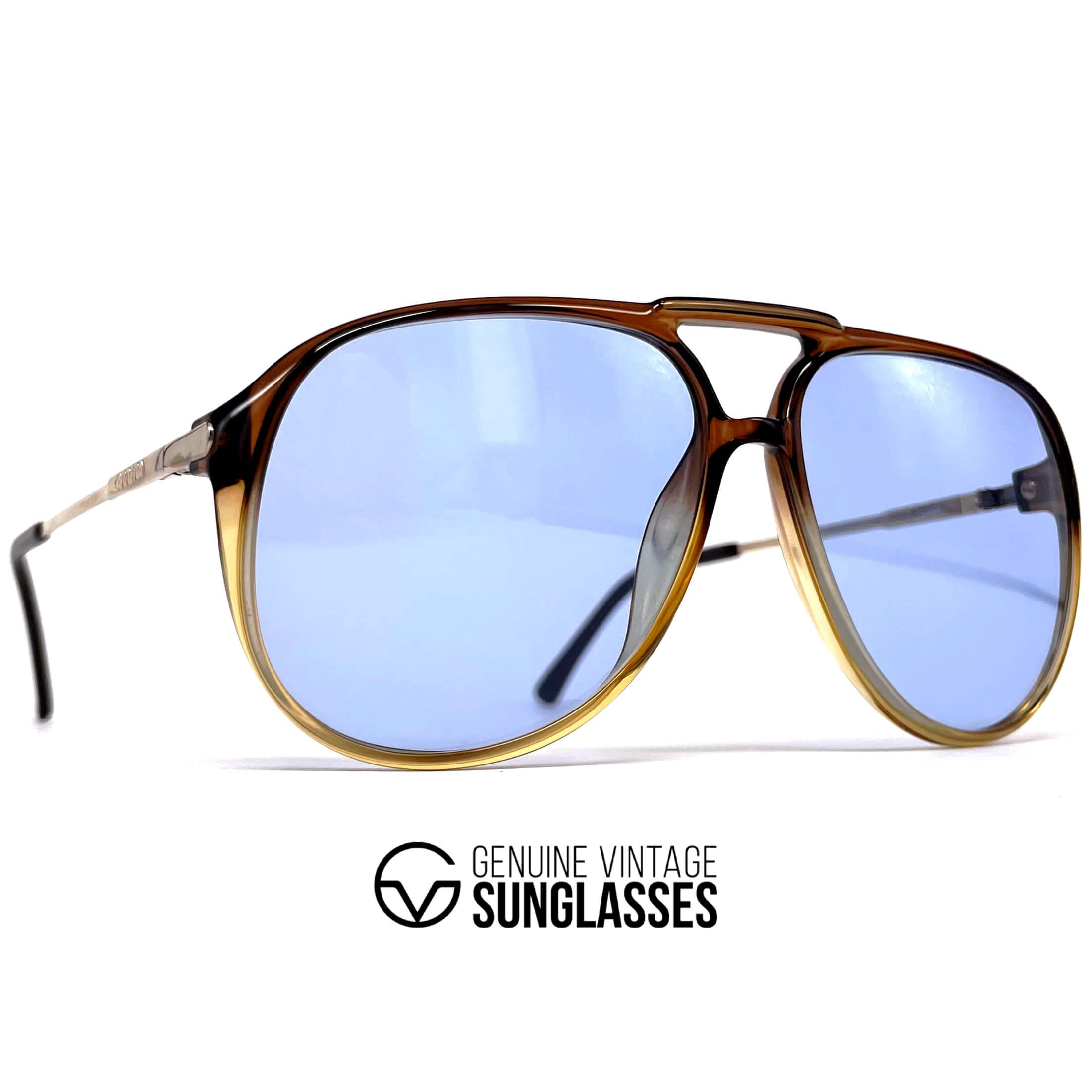Vintage CARRERA 5321 duo crystal designer sunglasses