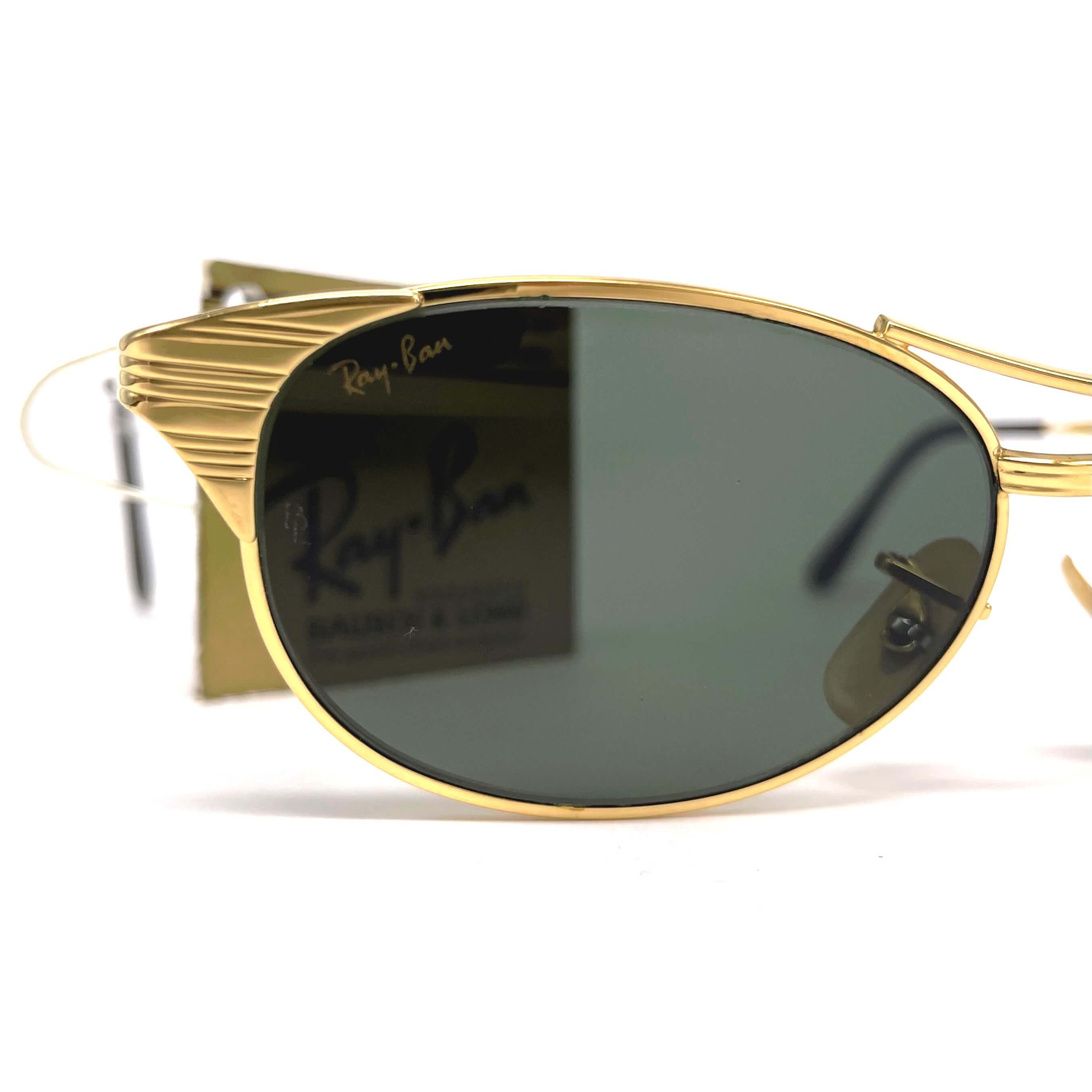 Vintage RAY-BAN Signet W1394 gold sunglasses