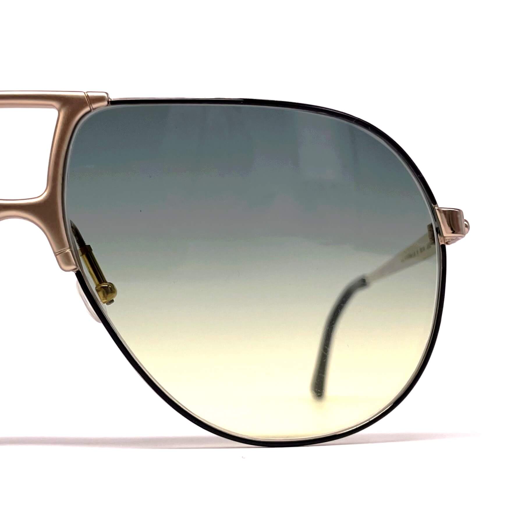 Vintage BOEING by CARRERA 5731 gold aviator sunglasses