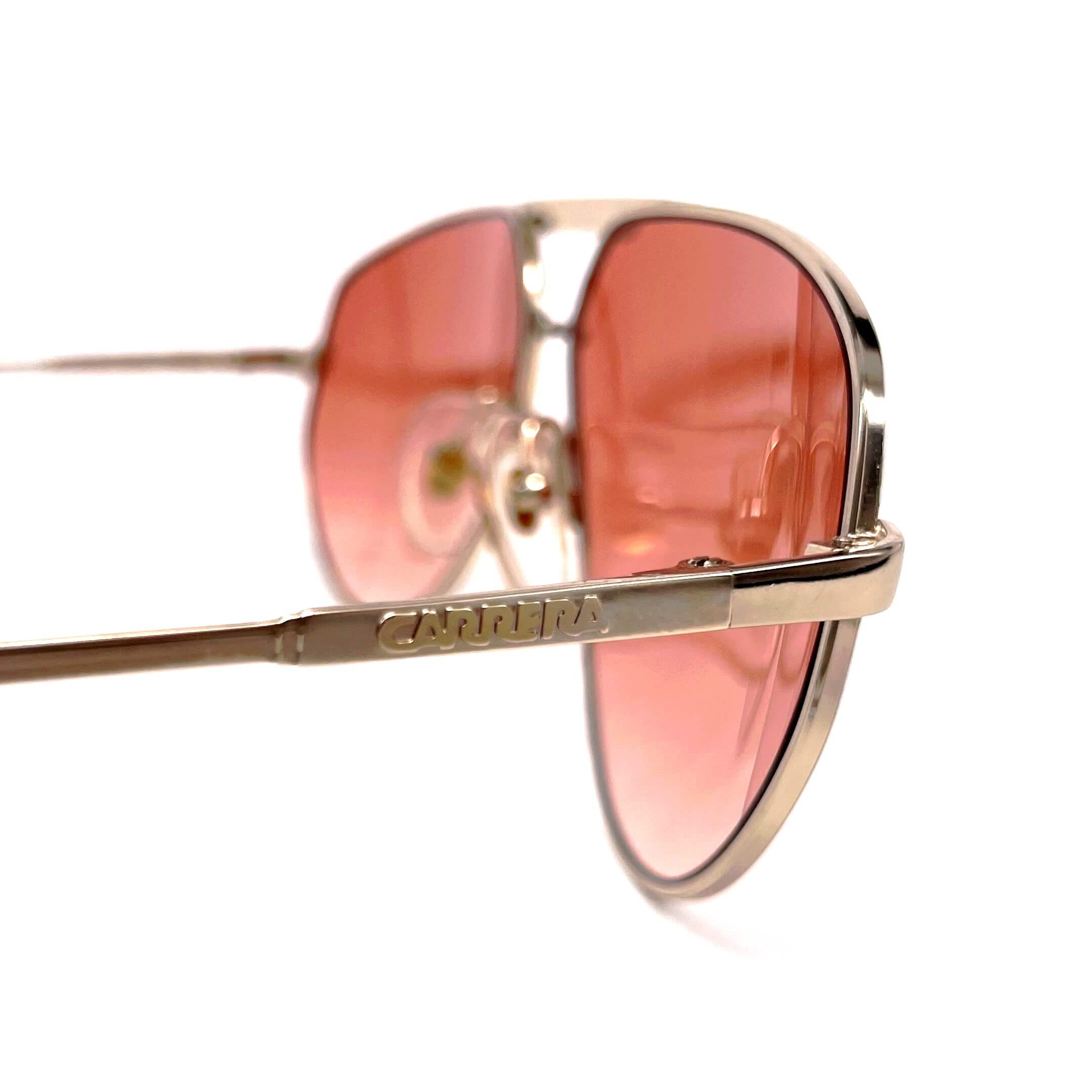 Vintage CARRERA 5322 gold red aviator sunglasses