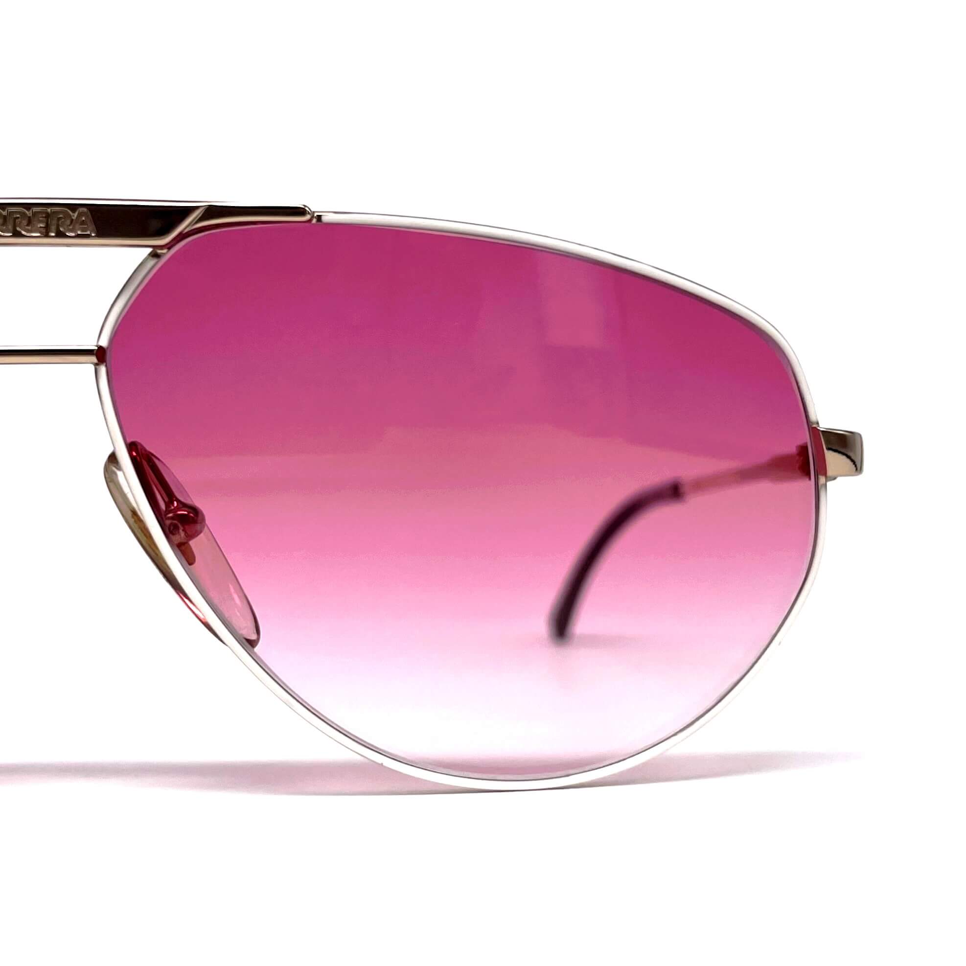 Vintage CARRERA 5322 gold pink aviator sunglasses