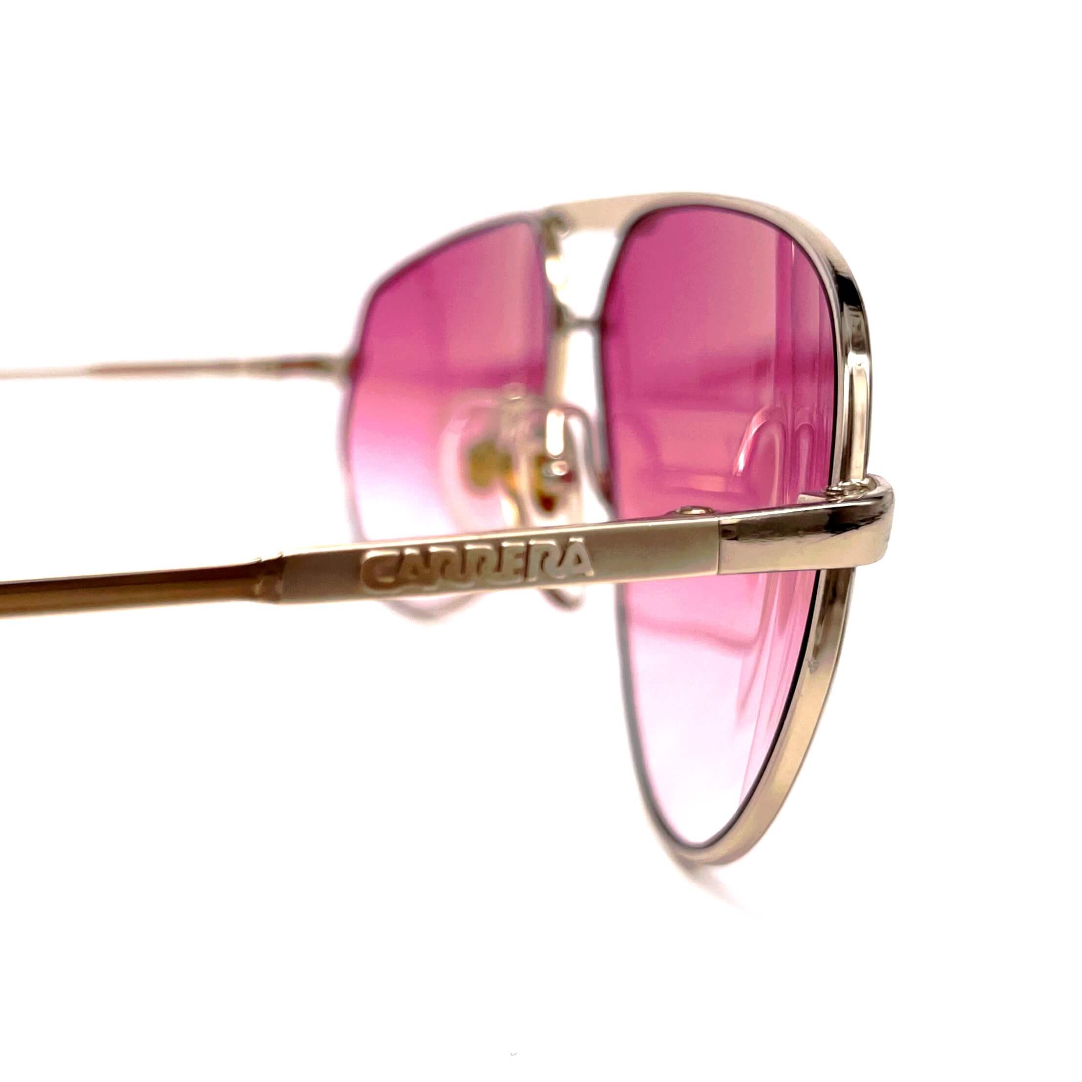 Vintage CARRERA 5322 gold pink aviator sunglasses