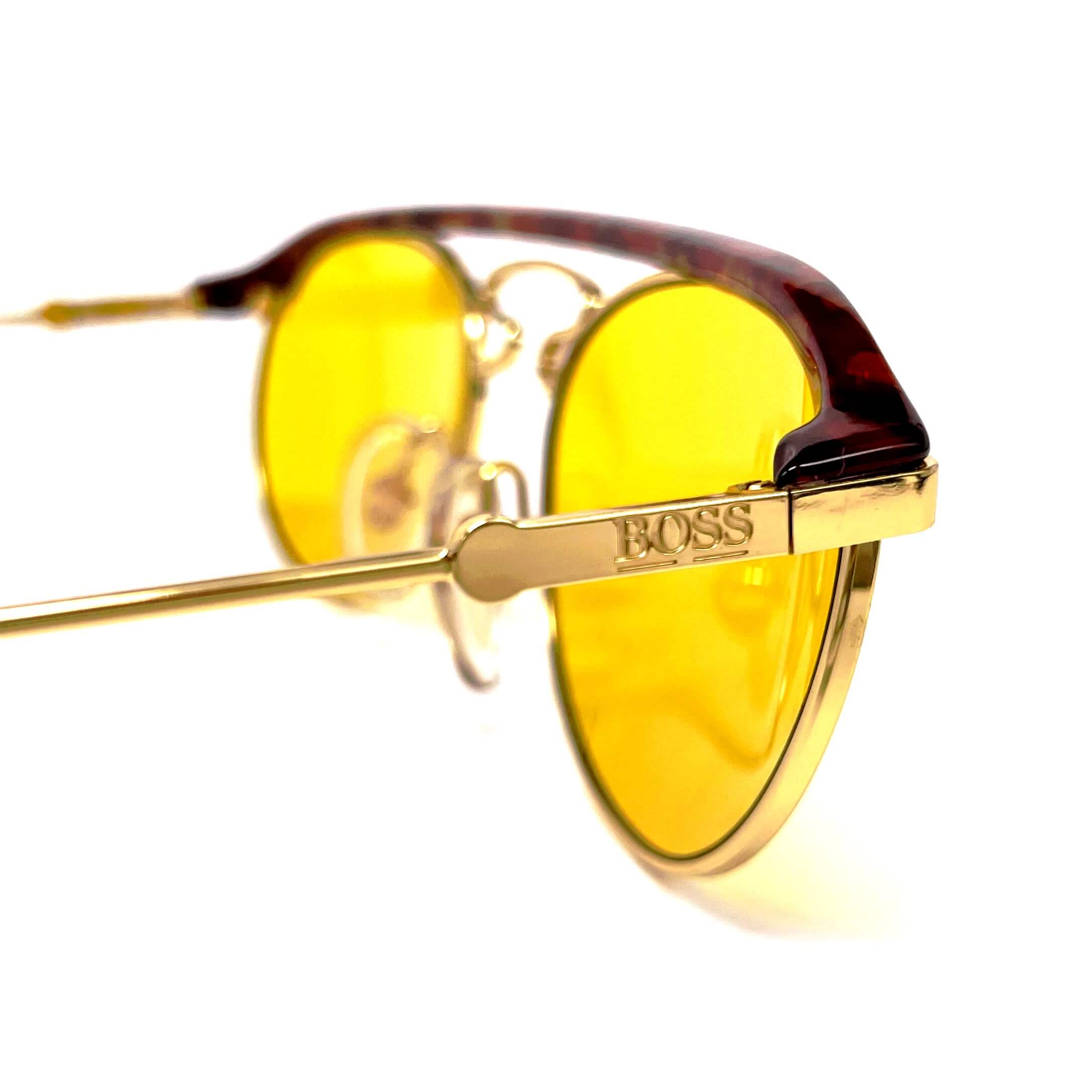 Vintage CARRERA 5119 by BOSS yellow kalichrome designer sunglasses