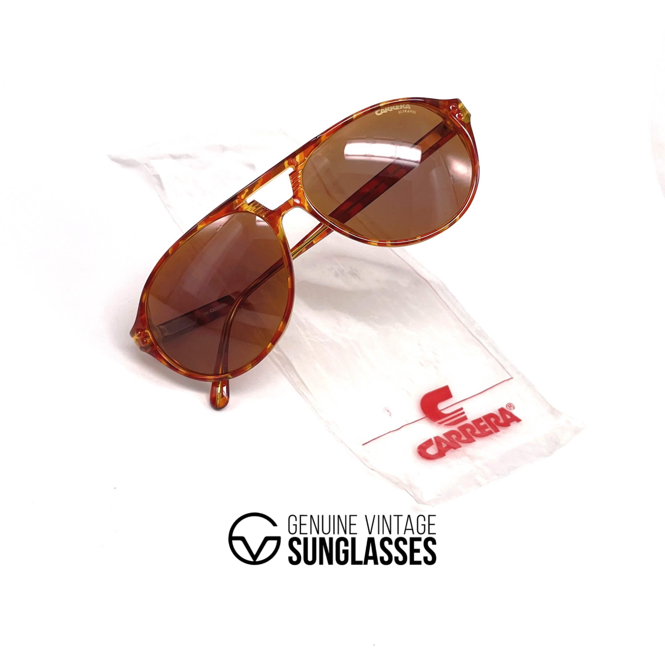 Vintage CARRERA 5747 "Ultrapol" tortoise designer sunglasses