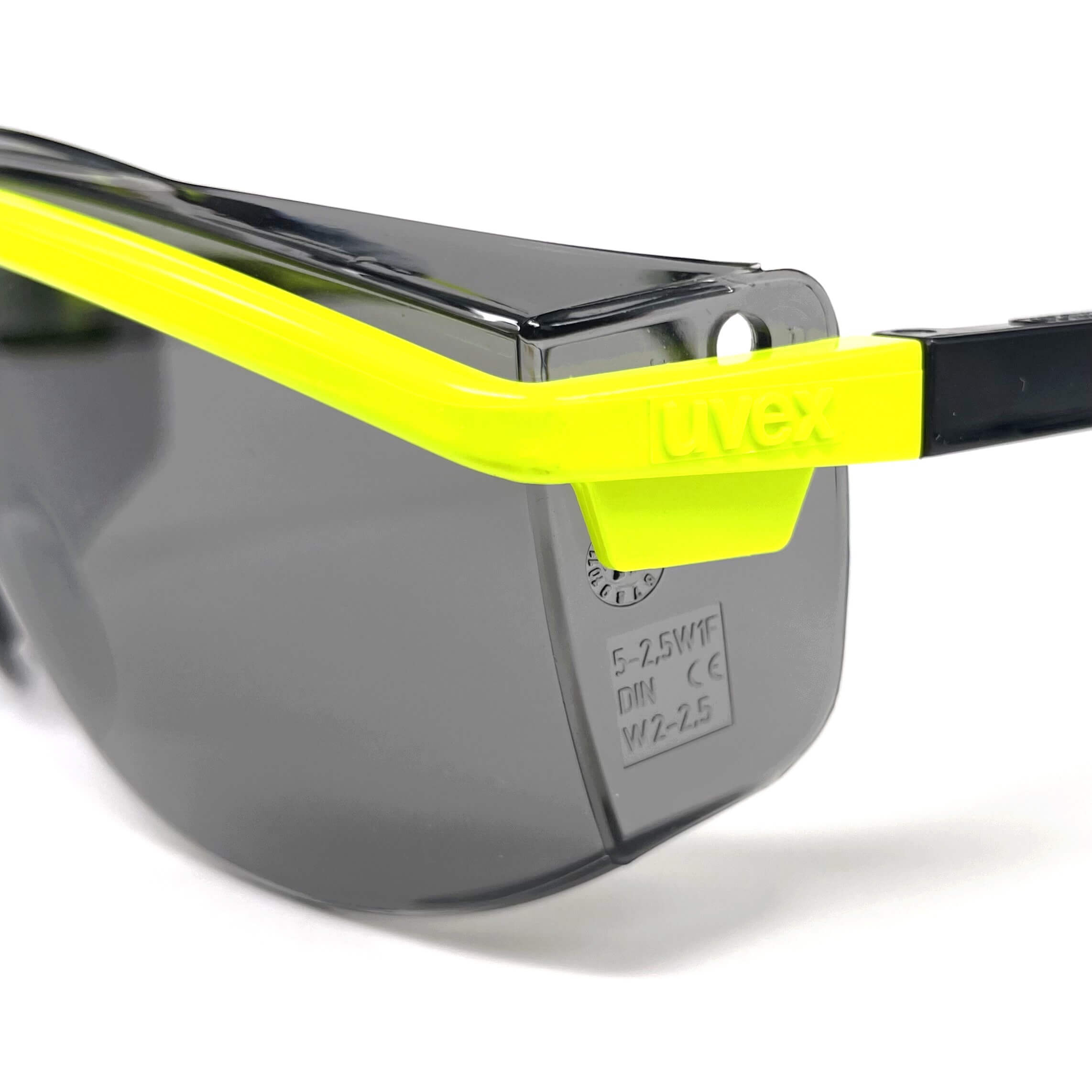 Vintage UVEX Z87 "Astrospec" yellow sports shield sunglasses