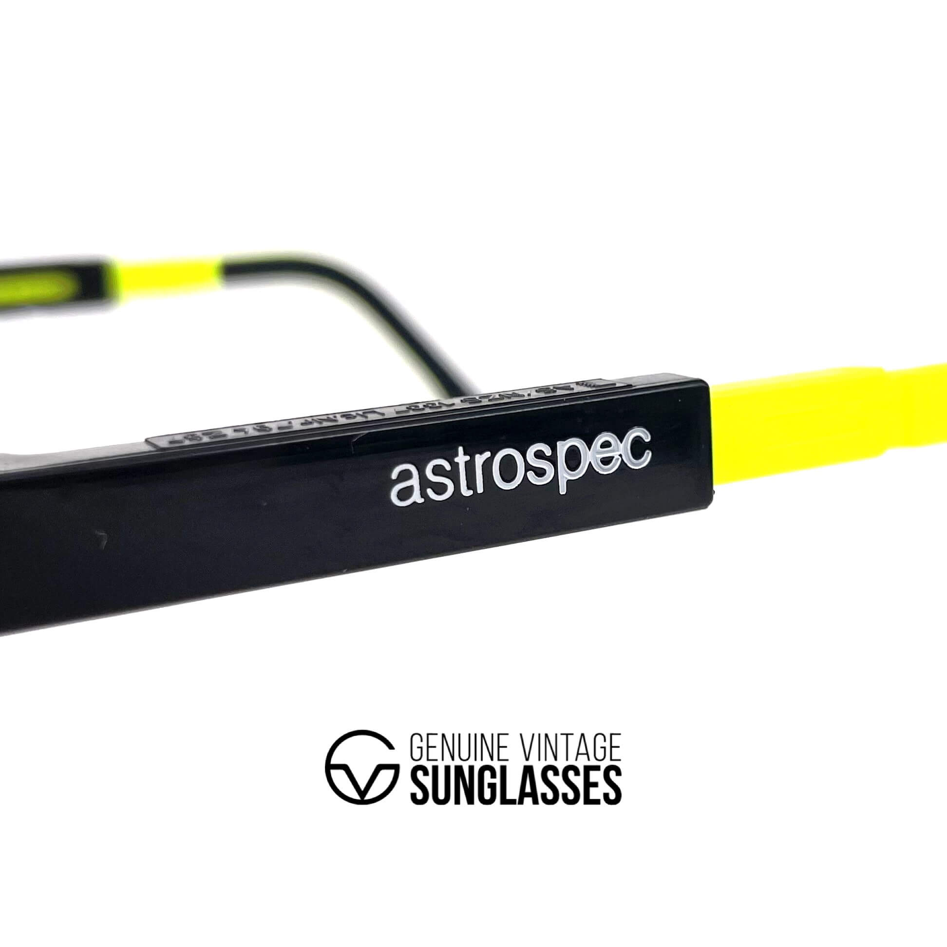 Vintage UVEX Z87 "Astrospec" yellow sports shield sunglasses