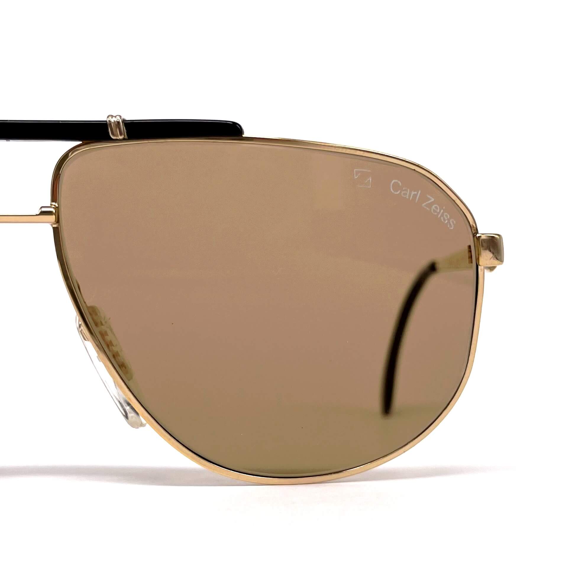 Vintage ZEISS 9292 gold mineral aviator XXL sunglasses