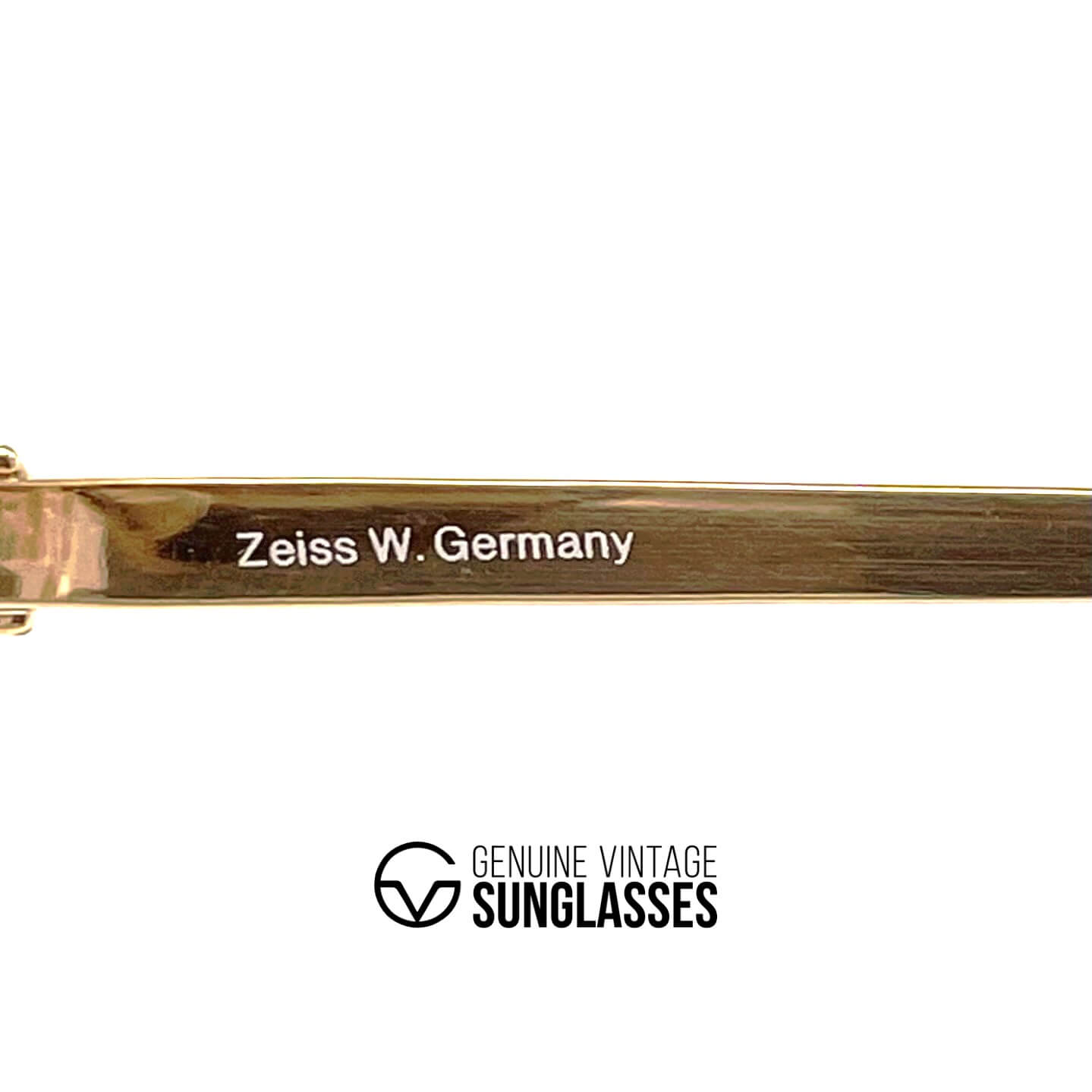 Vintage ZEISS 9292 gold mineral aviator XXL sunglasses