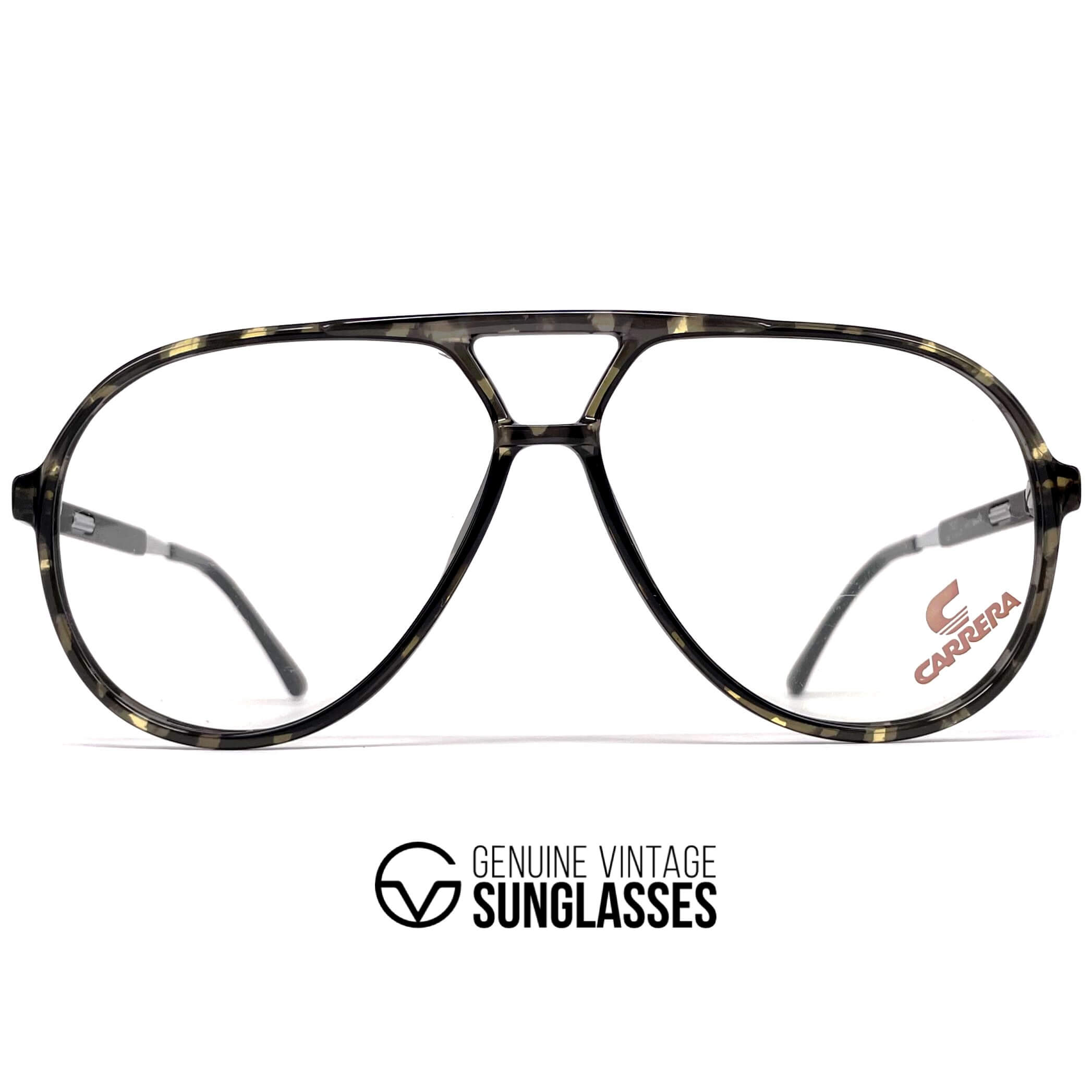 Vintage CARRERA 5335 VARIO crystal aviator glasses frames
