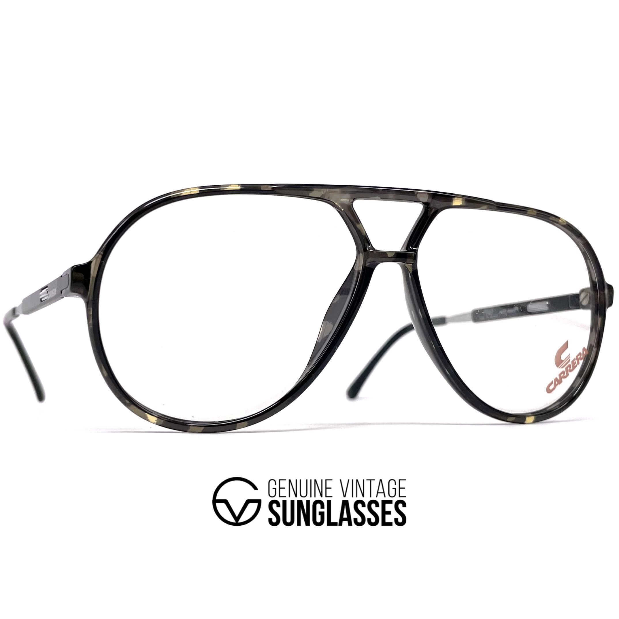Vintage CARRERA 5335 VARIO crystal aviator glasses frames
