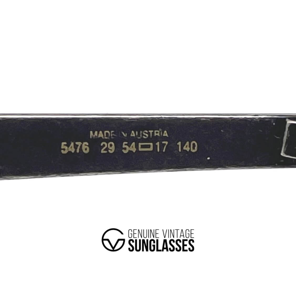Vintage CARRERA 5476 "Ultrasight" black designer sunglasses