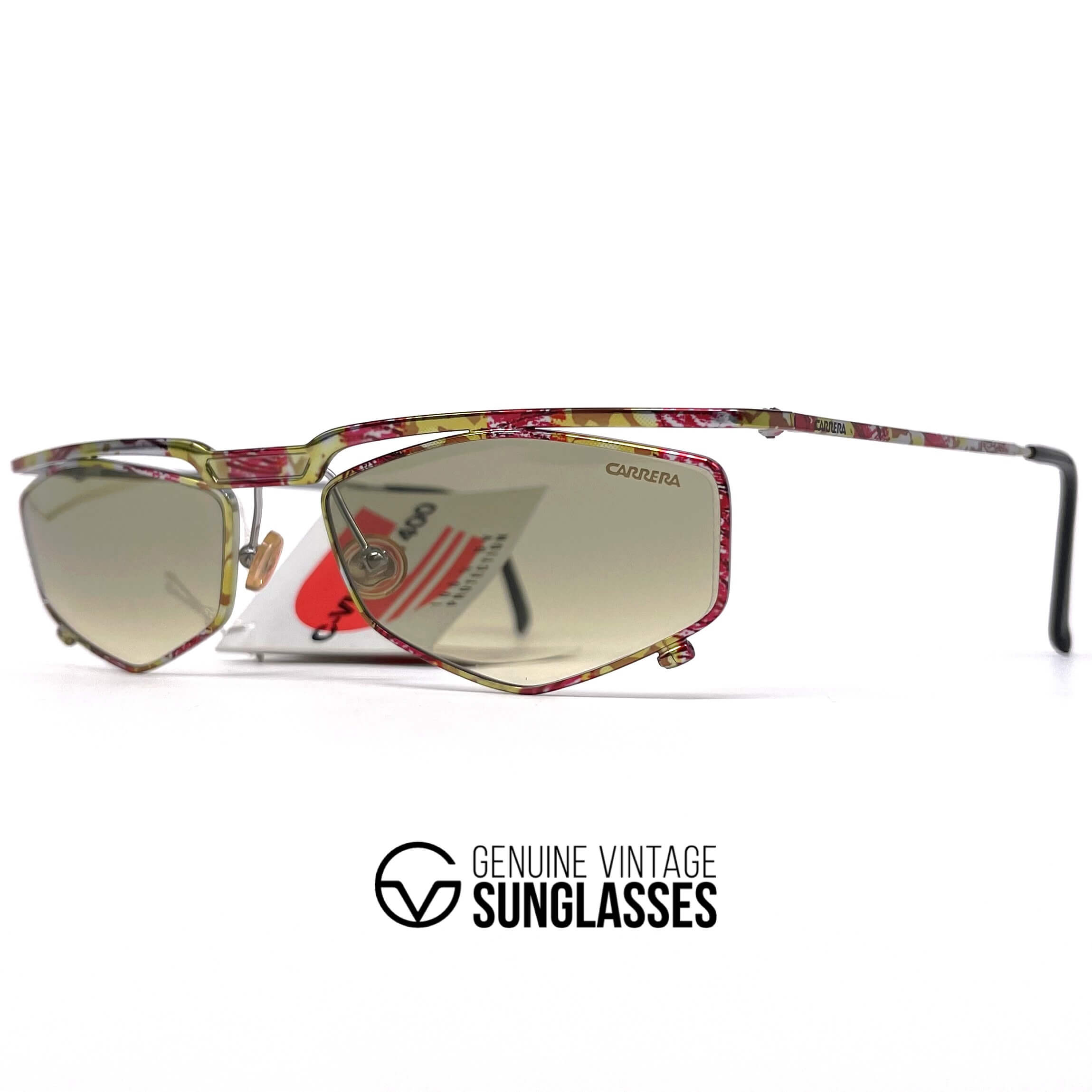 Vintage CARRERA 5546 "C-Vision 400" metal designer sunglasses