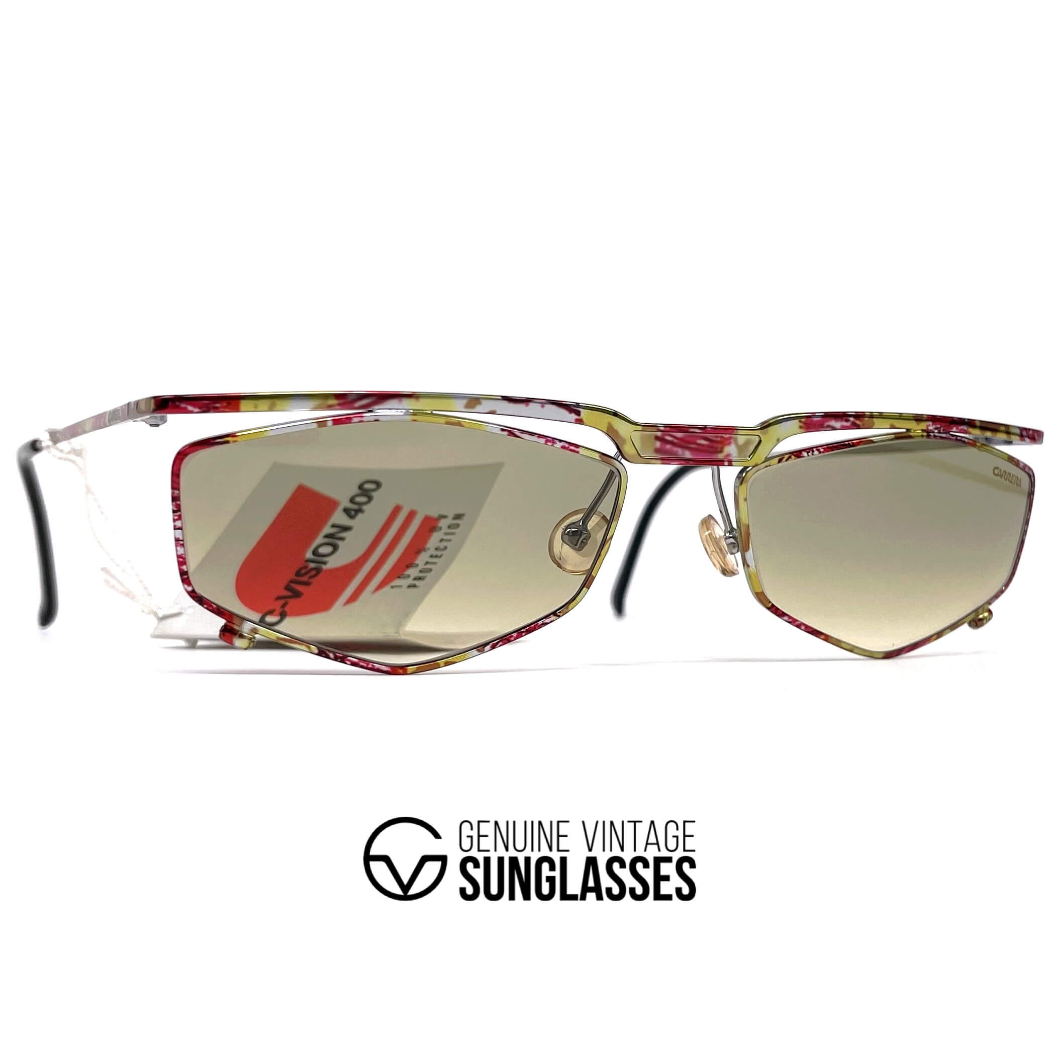 Vintage CARRERA 5546 "C-Vision 400" metal designer sunglasses